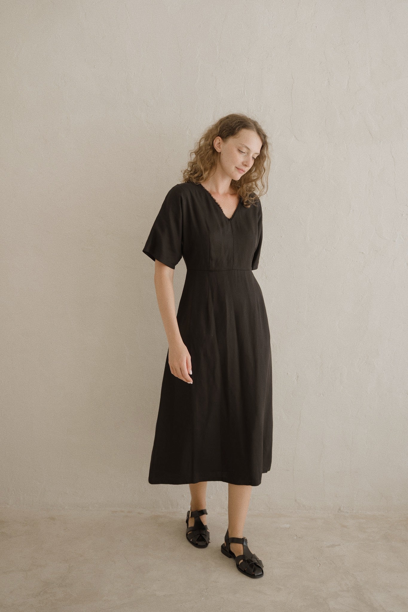 V Neck Dress