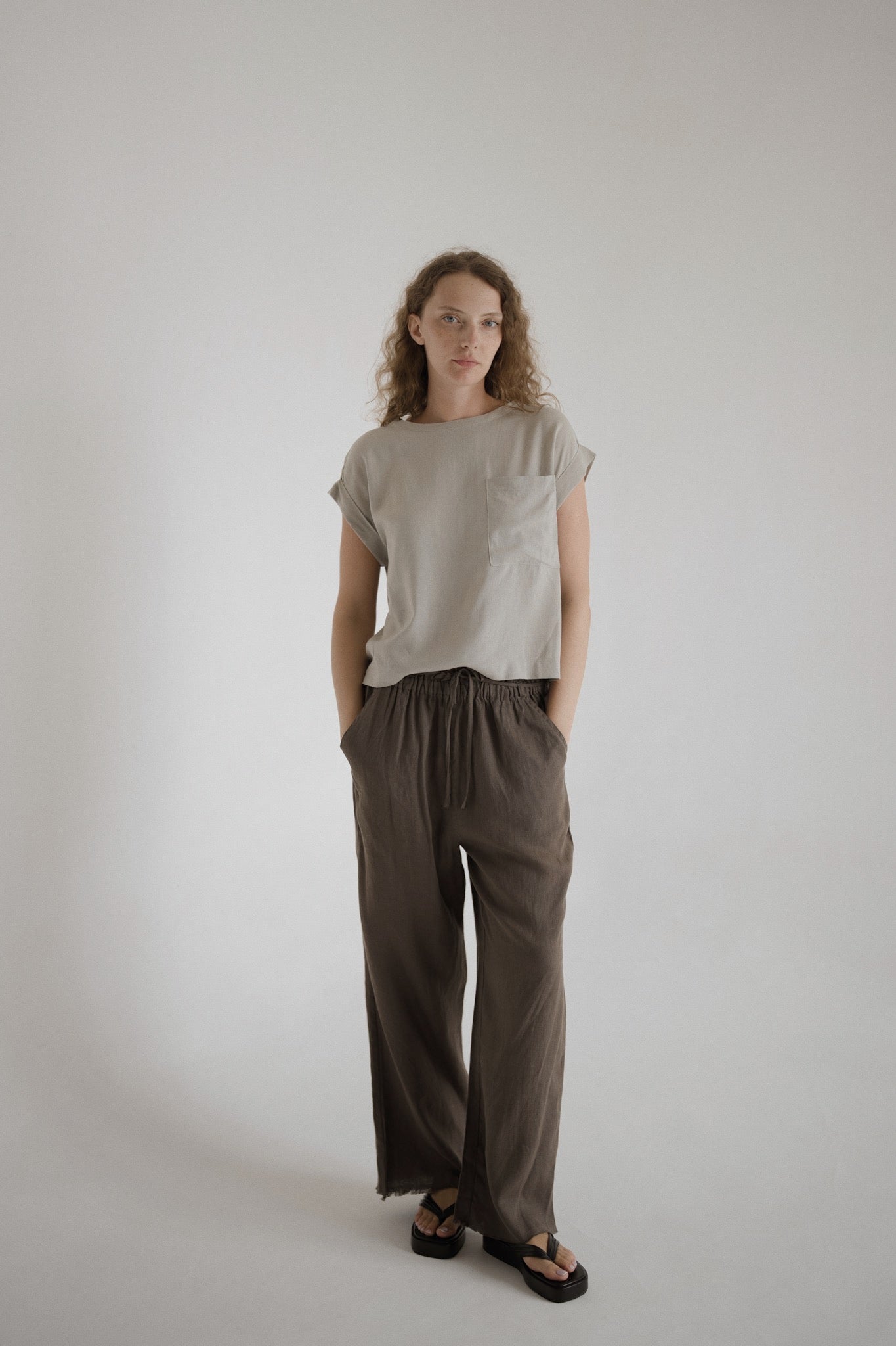 Pocket Linen Top