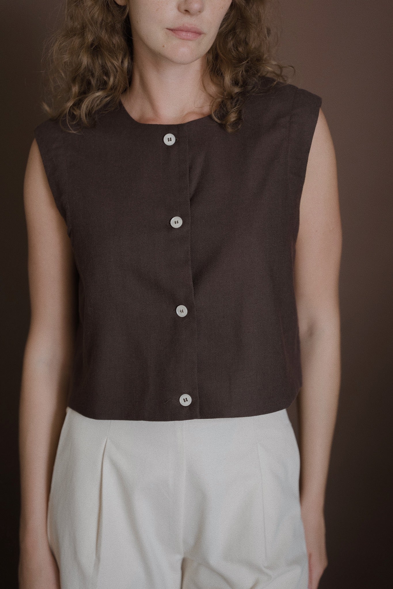 Cotton Tailored Trousers