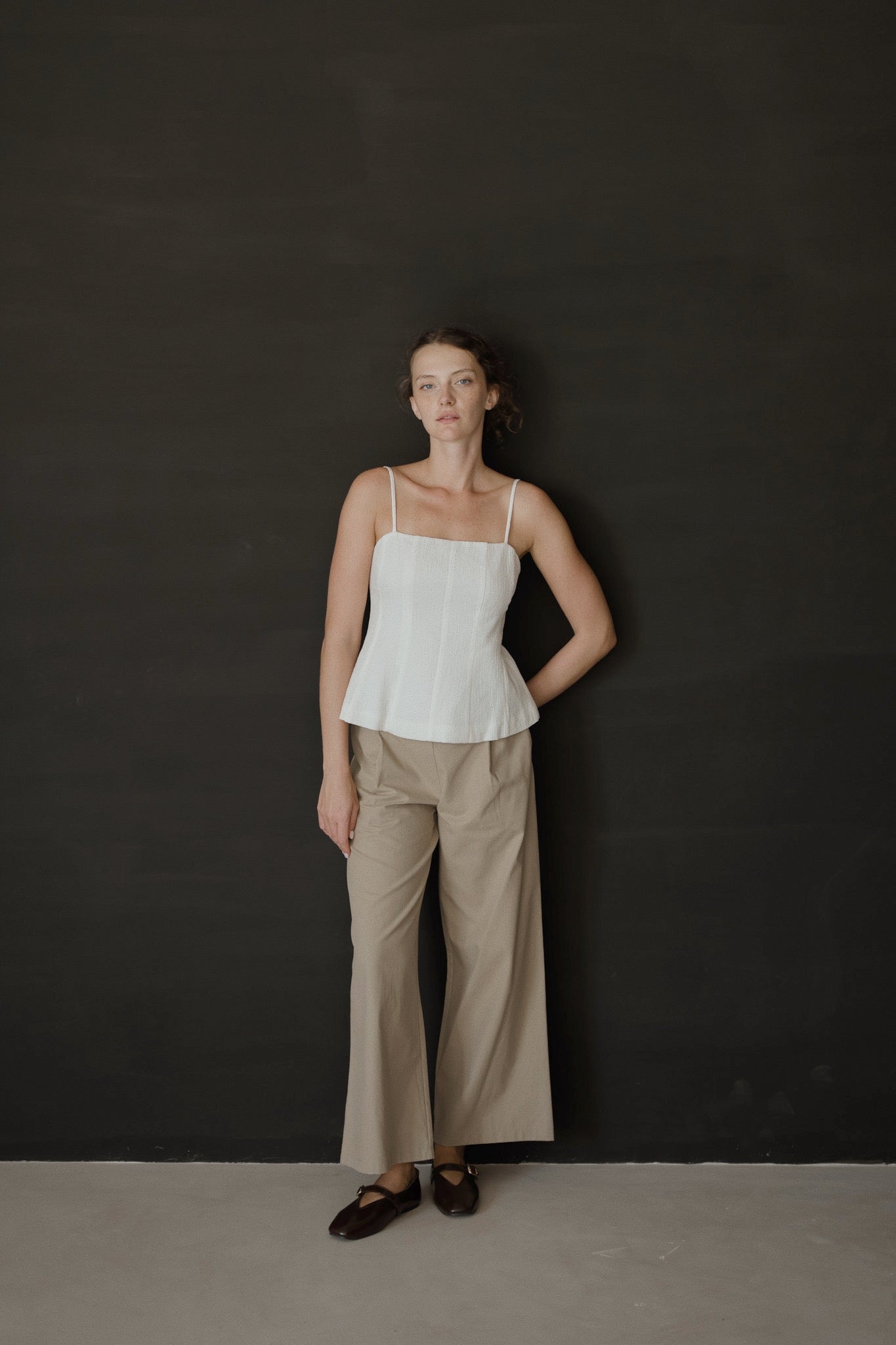 Cotton Tailored Trousers