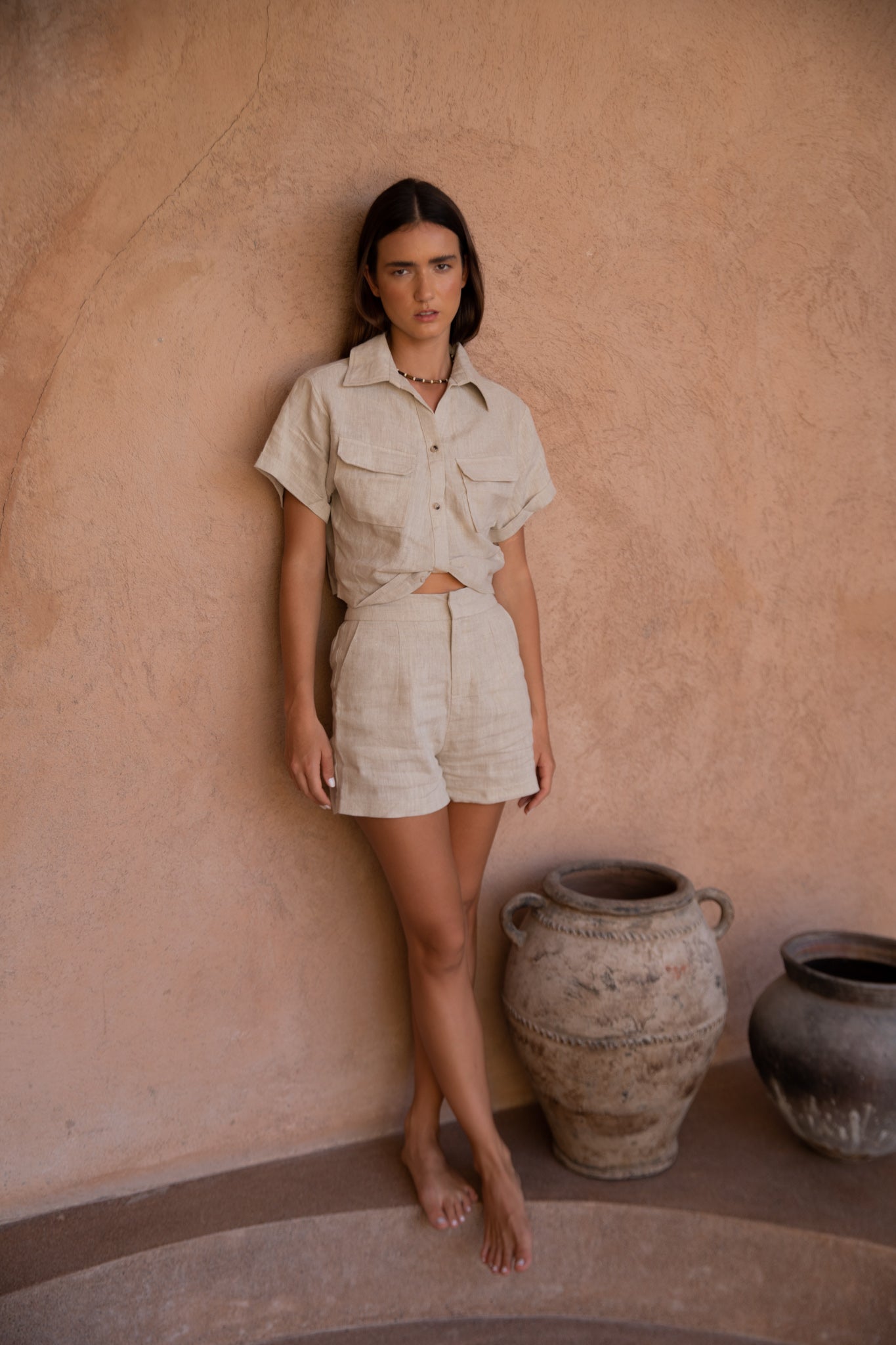 Safari Linen Shorts