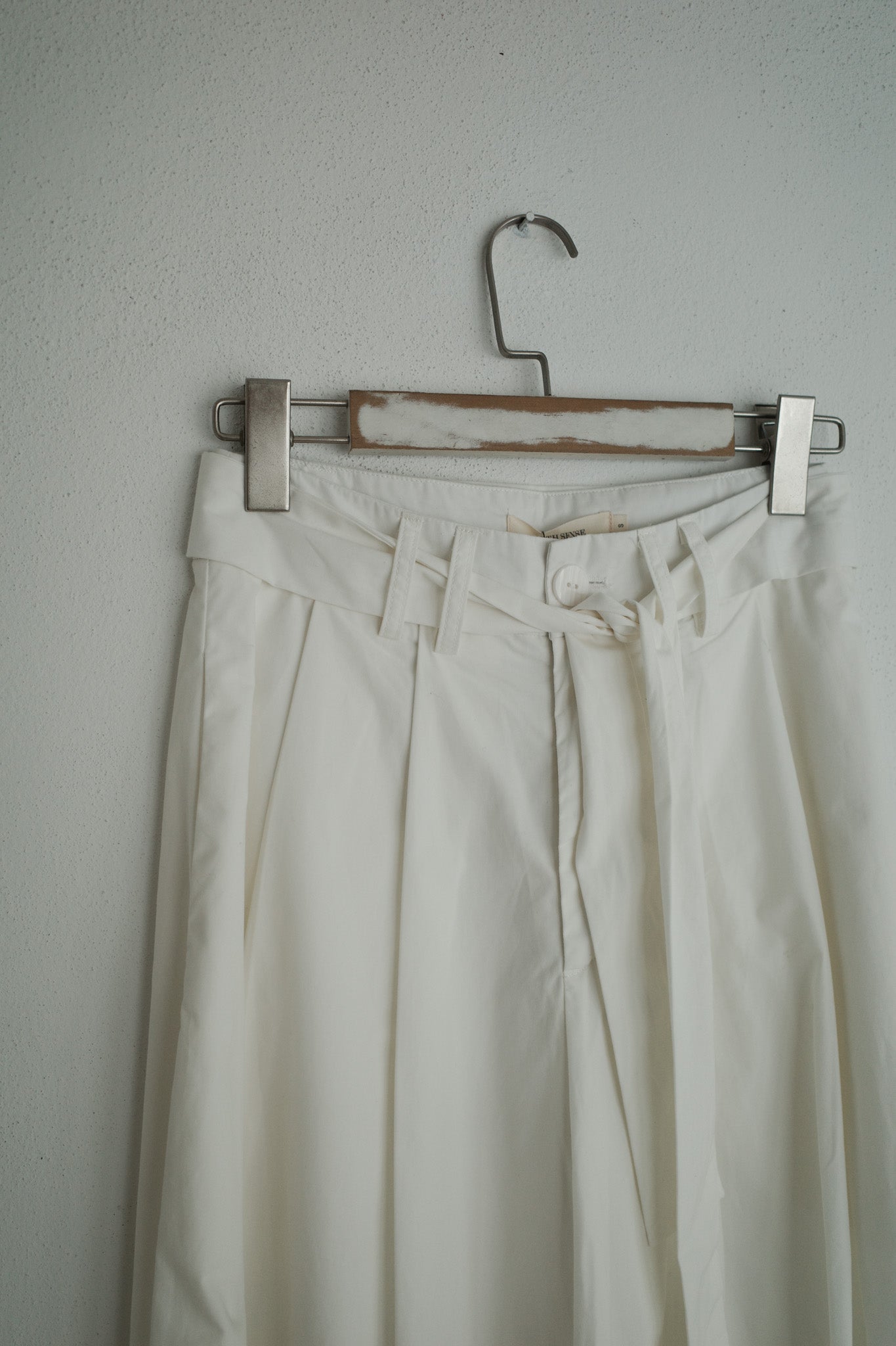 Belted Tailored Trousers