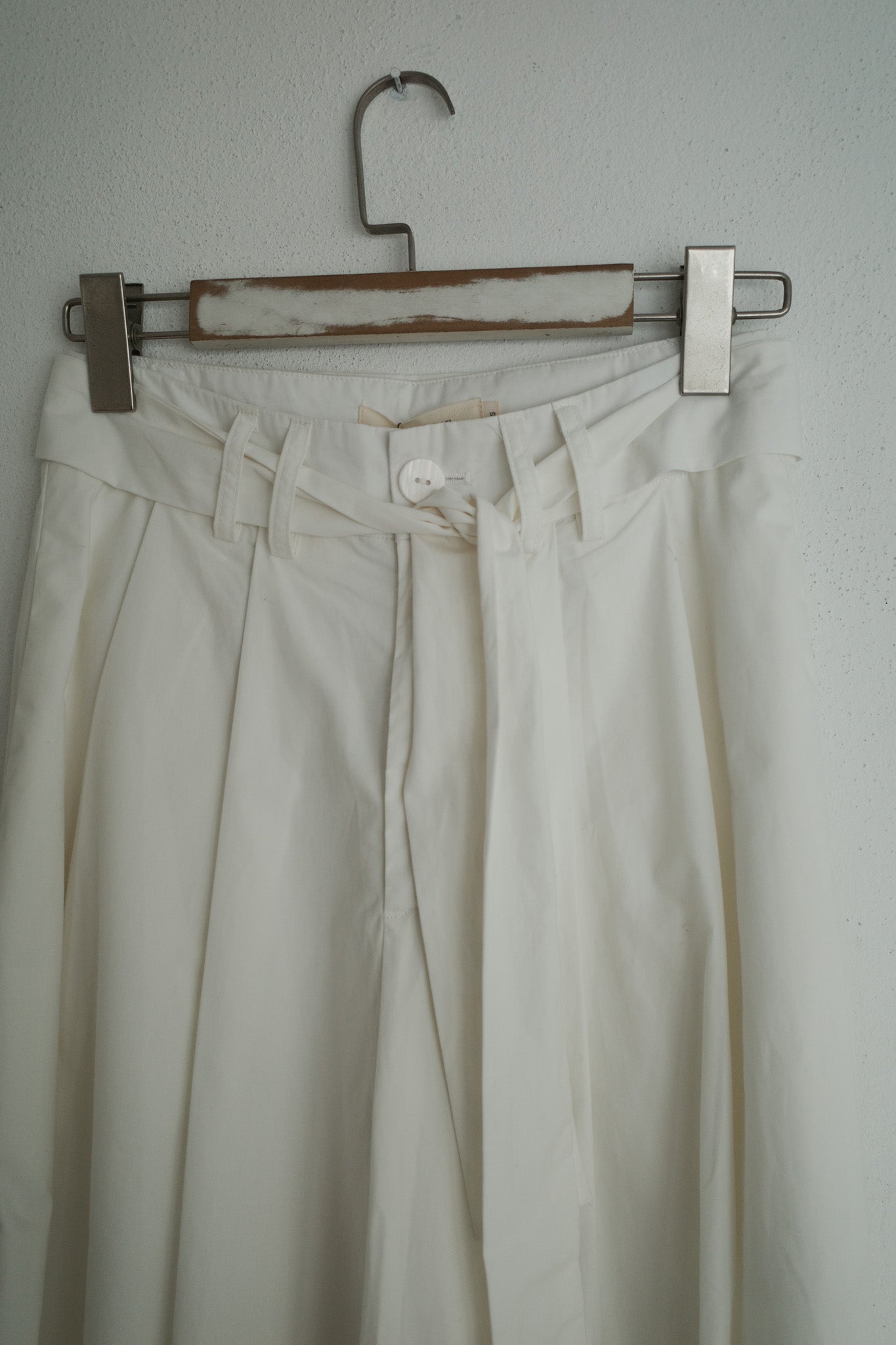 Belted Tailored Trousers