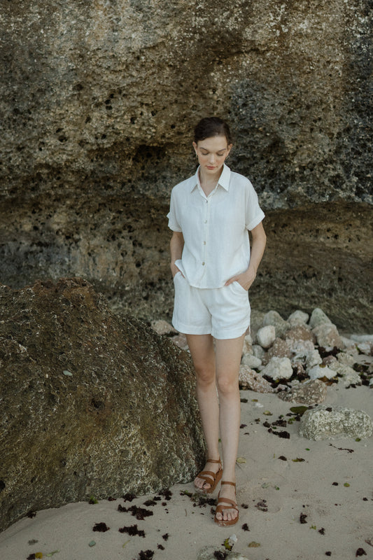 Rosalia Linen Shorts