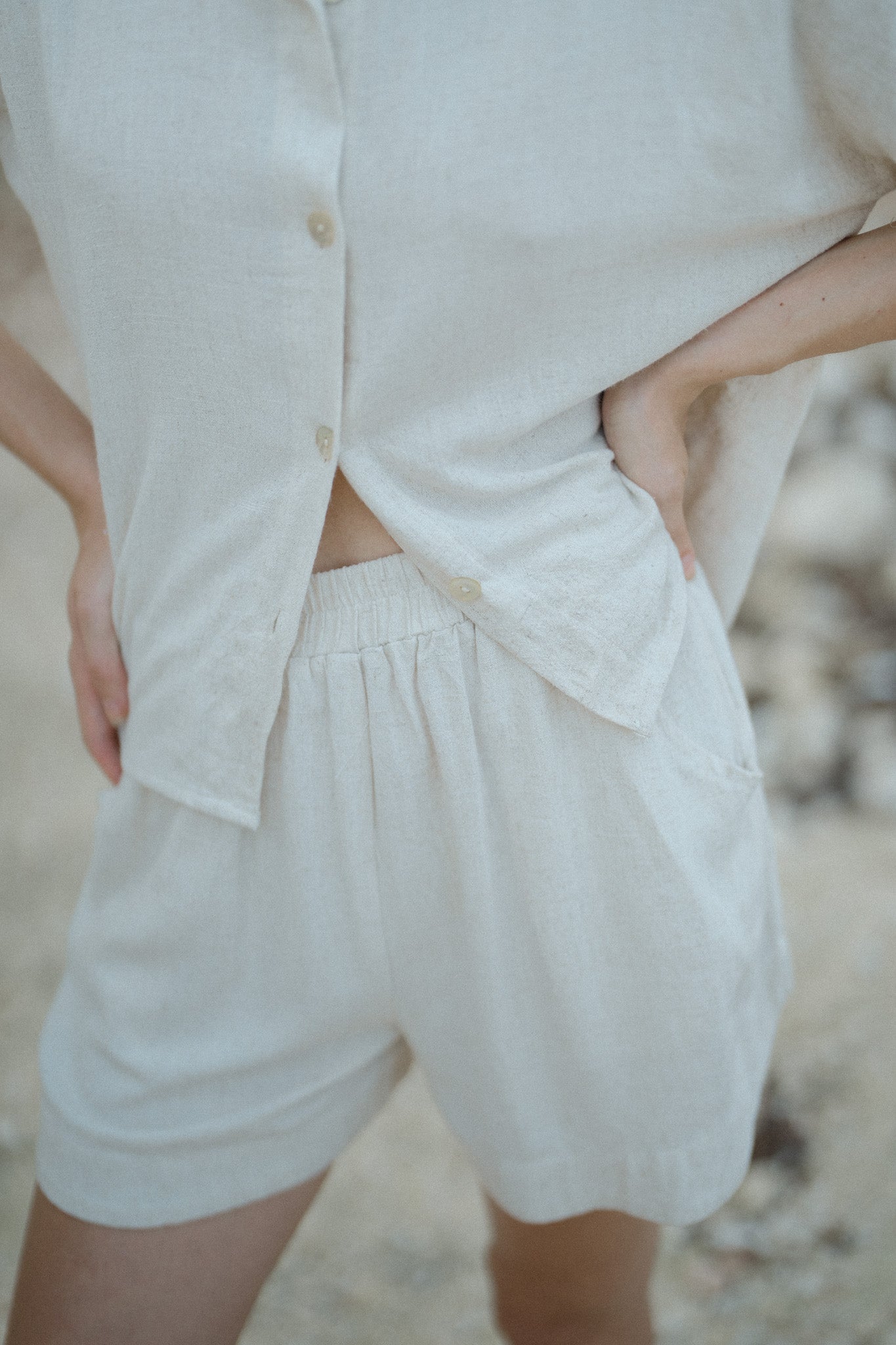 Rosalia Linen Shorts