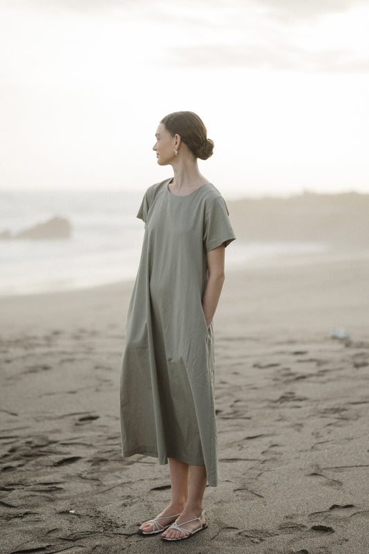 Minimal Linen Dress