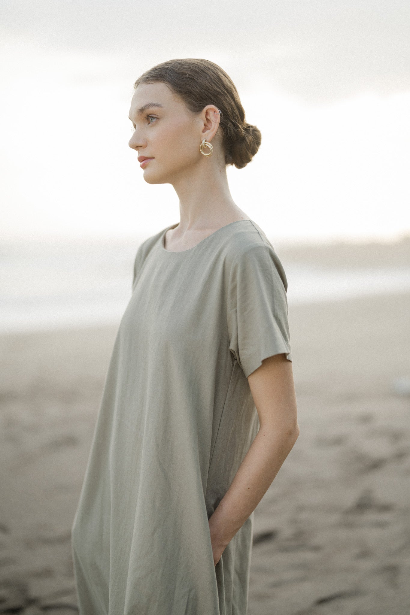 Minimal Linen Dress