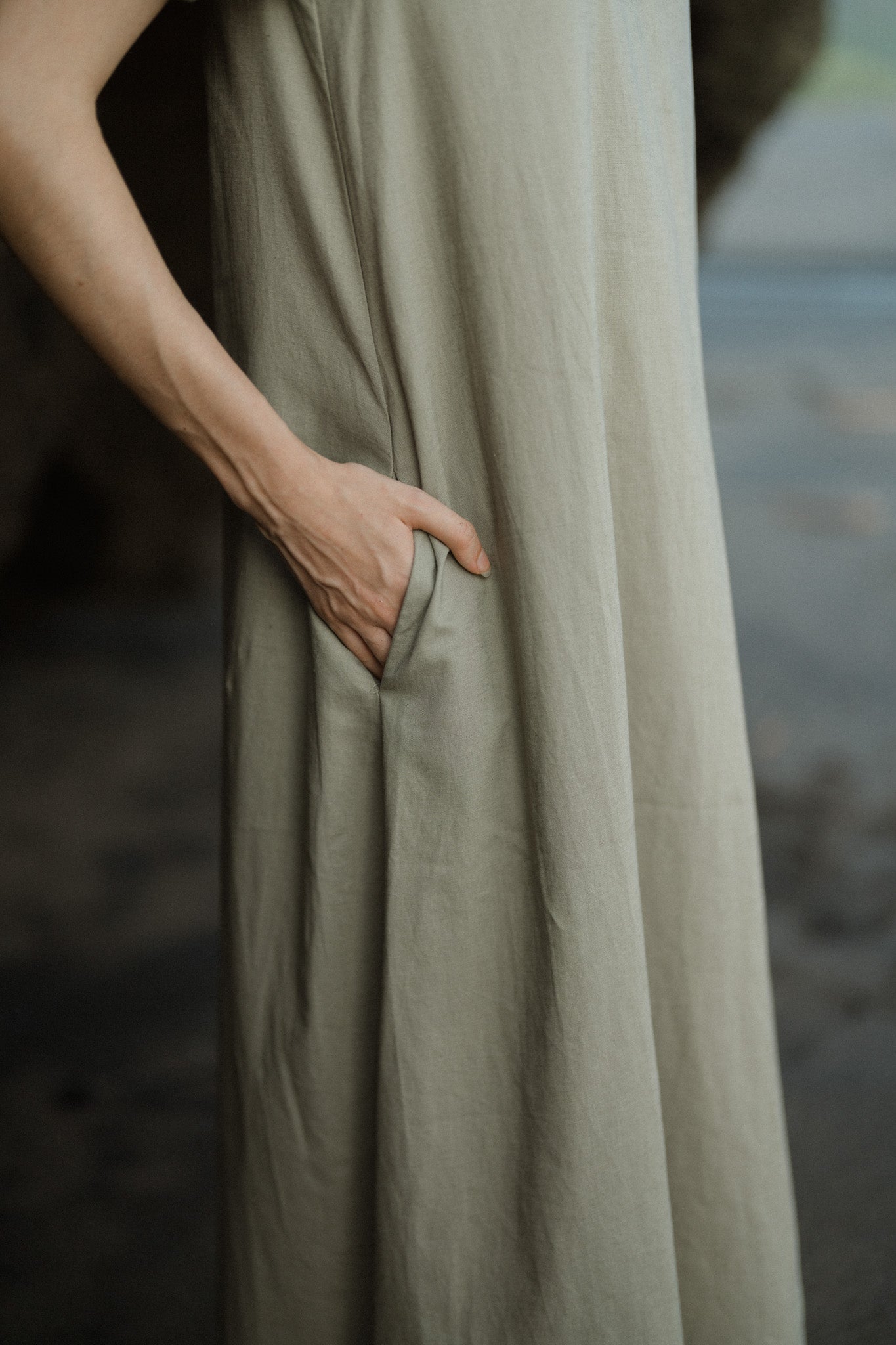 Minimal Linen Dress