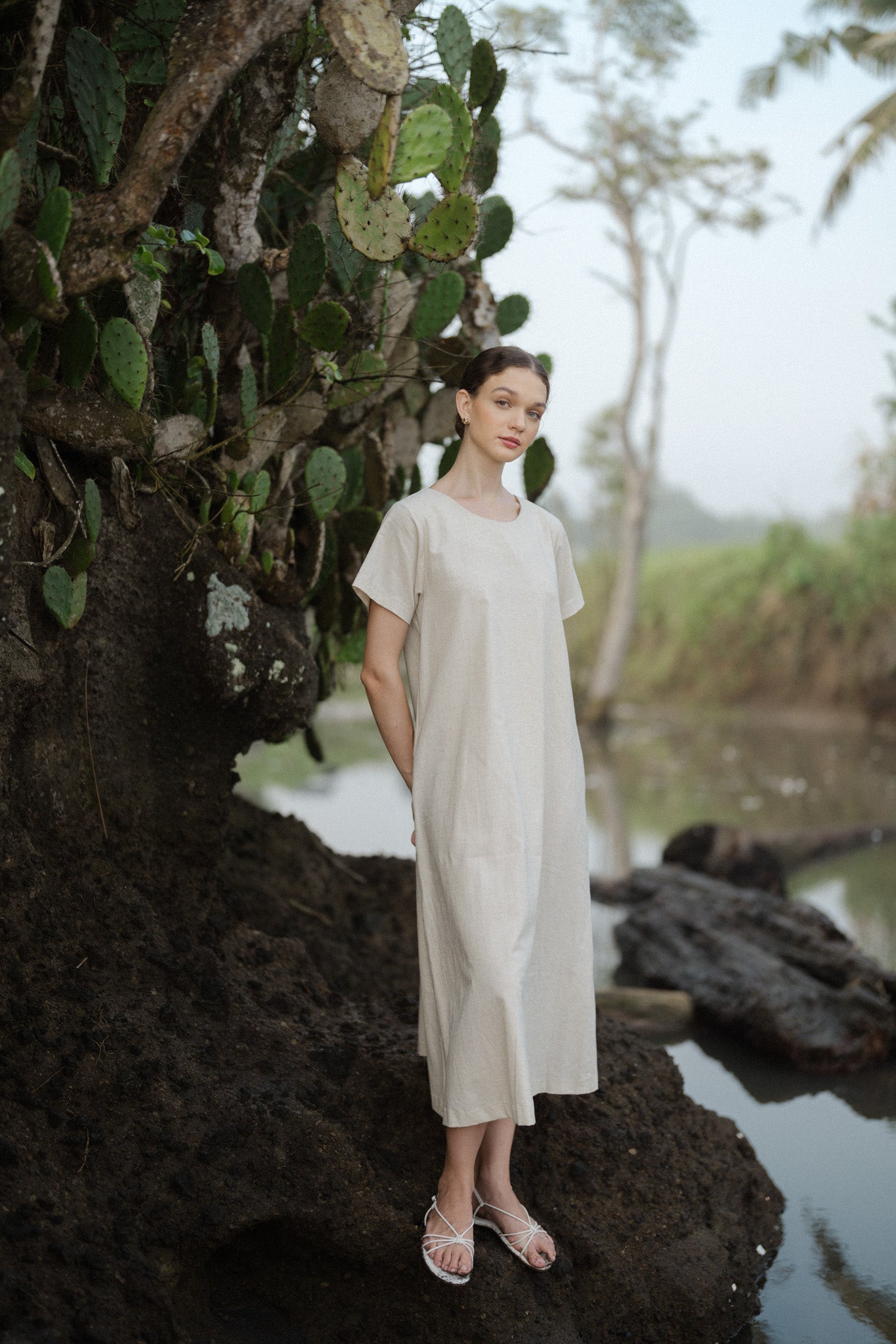 Minimal Linen Dress