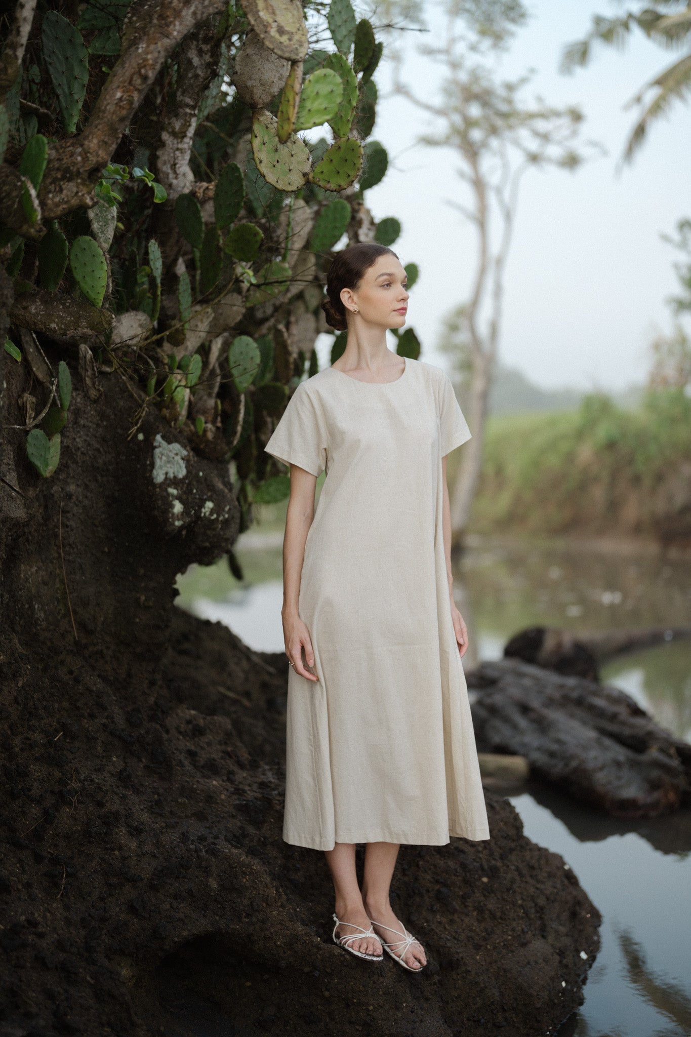 Minimal Linen Dress