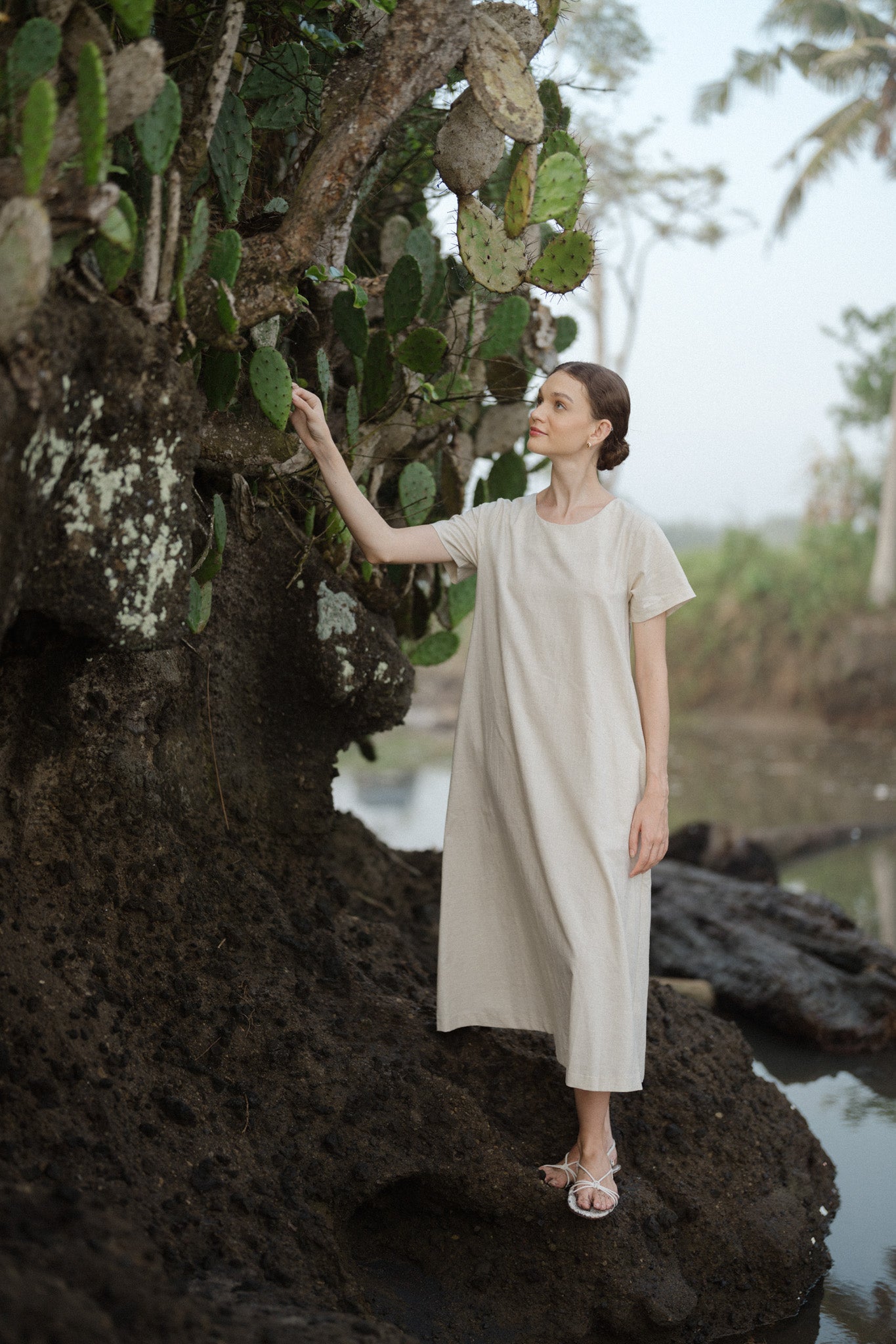 Minimal Linen Dress