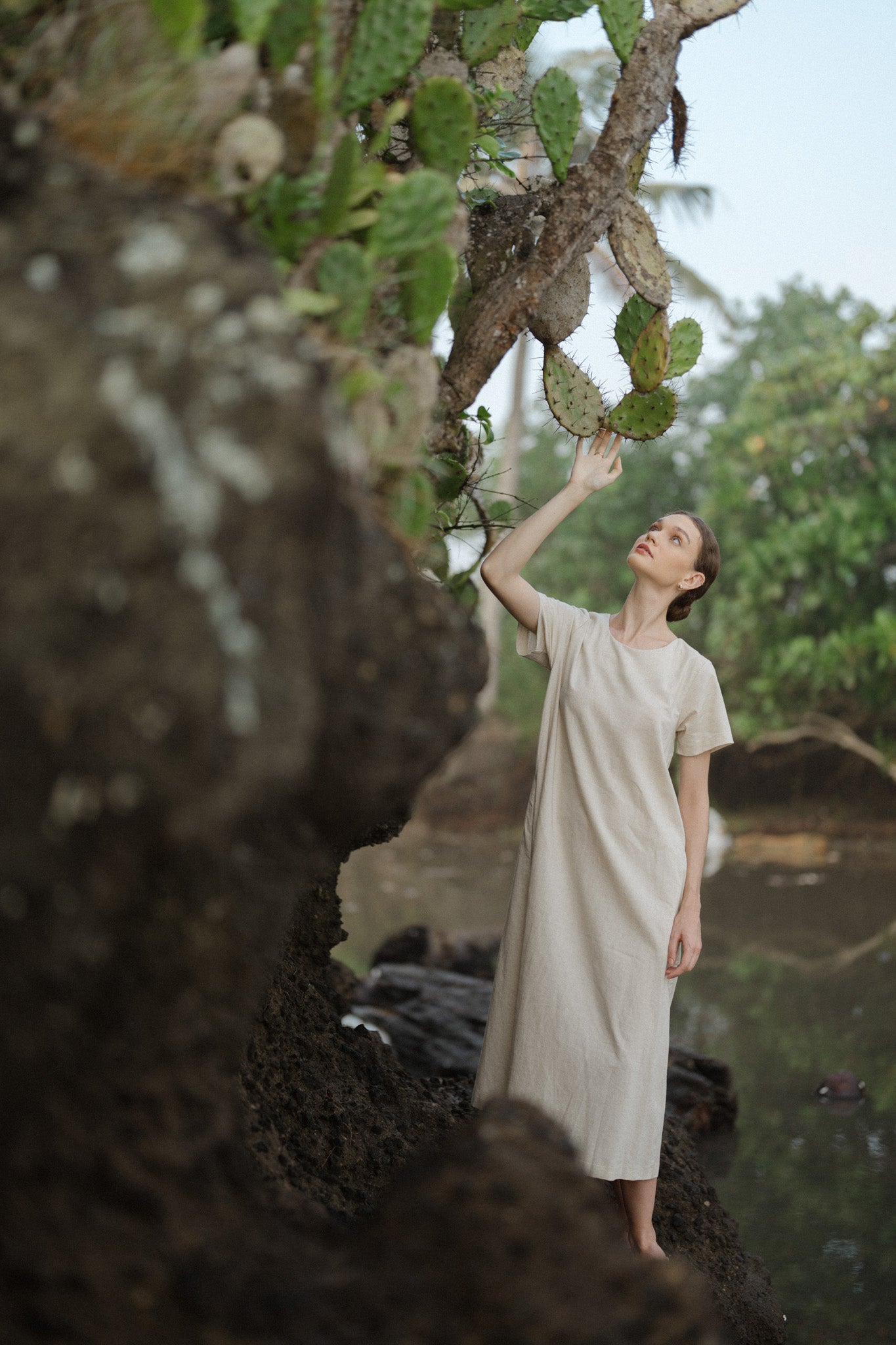 Minimal Linen Dress