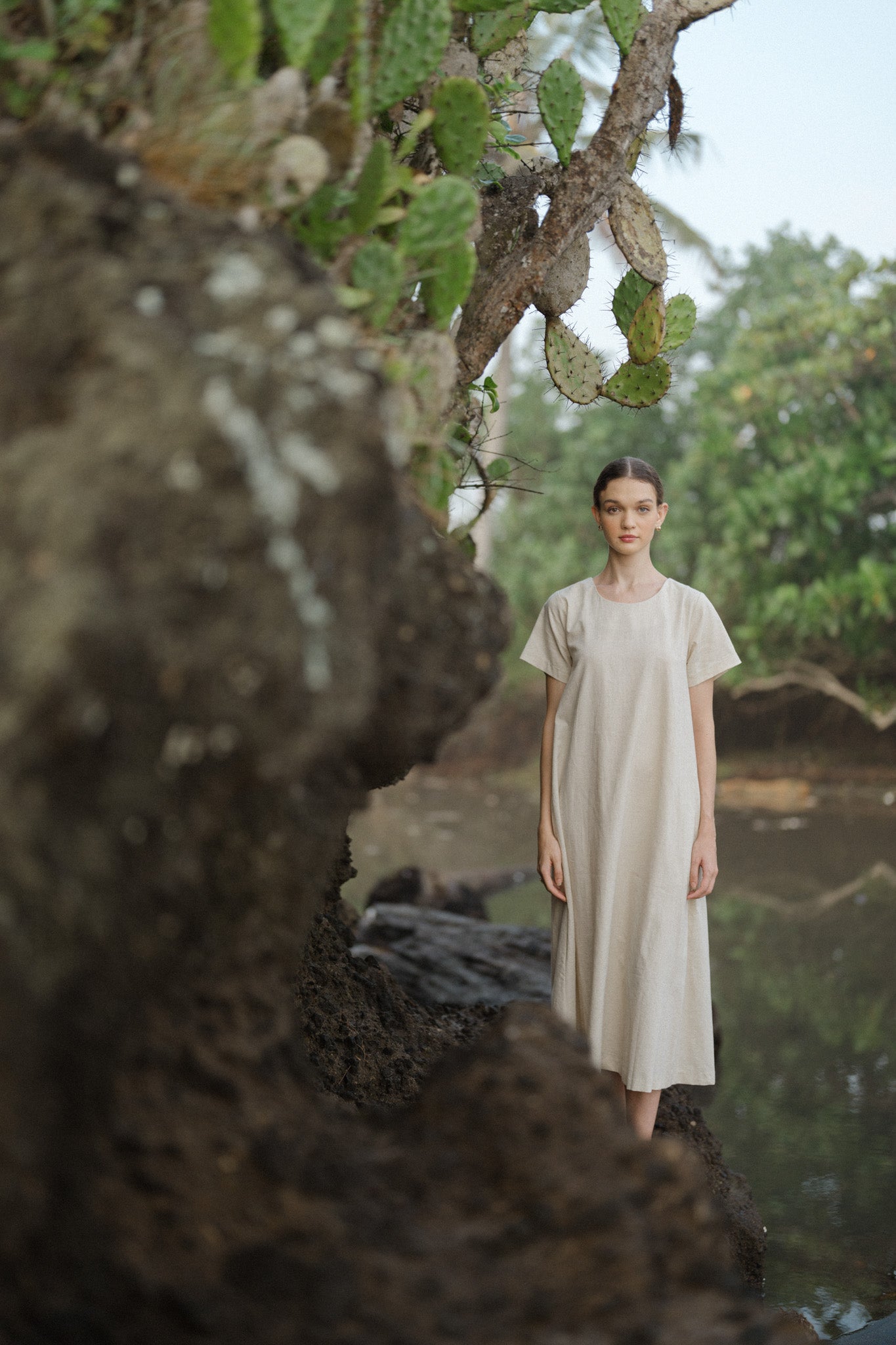 Minimal Linen Dress