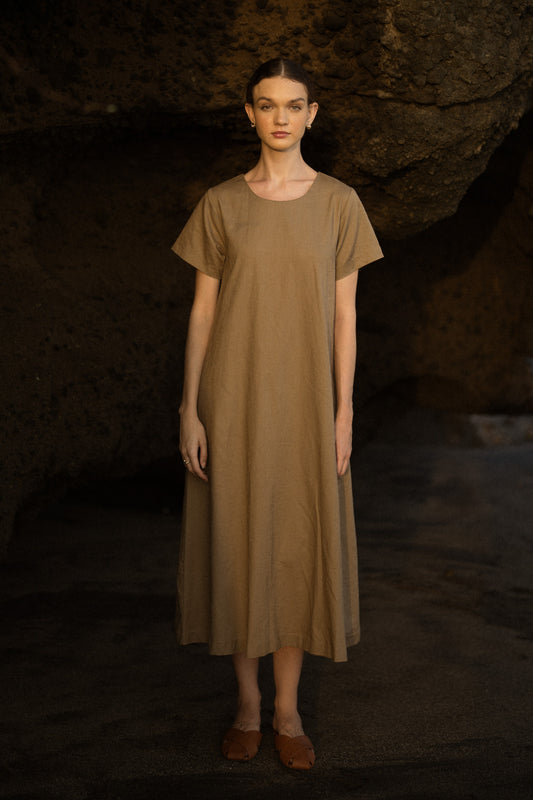 Minimal Linen Dress