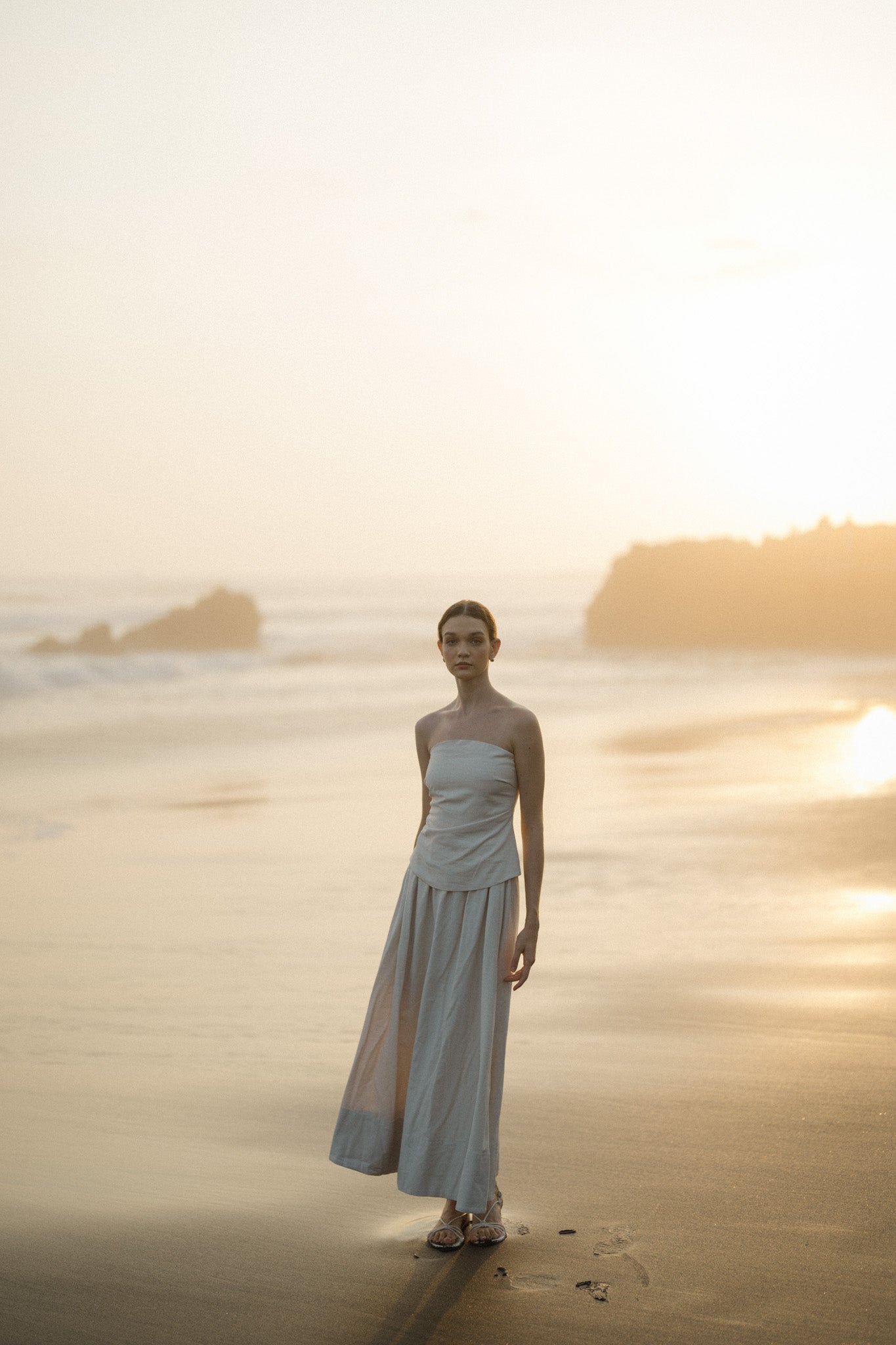 Tube Top with Maxi Skirt Set