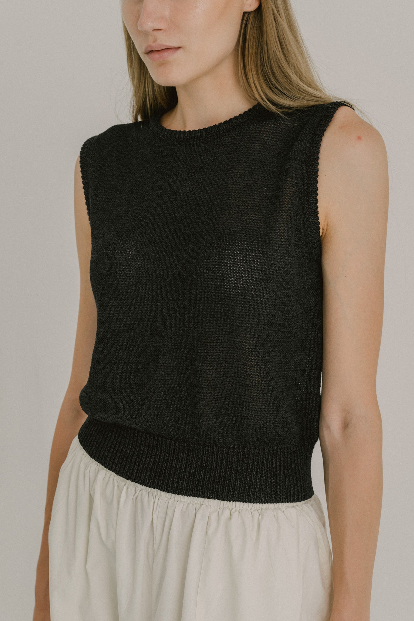 Sleeveless Knit Top