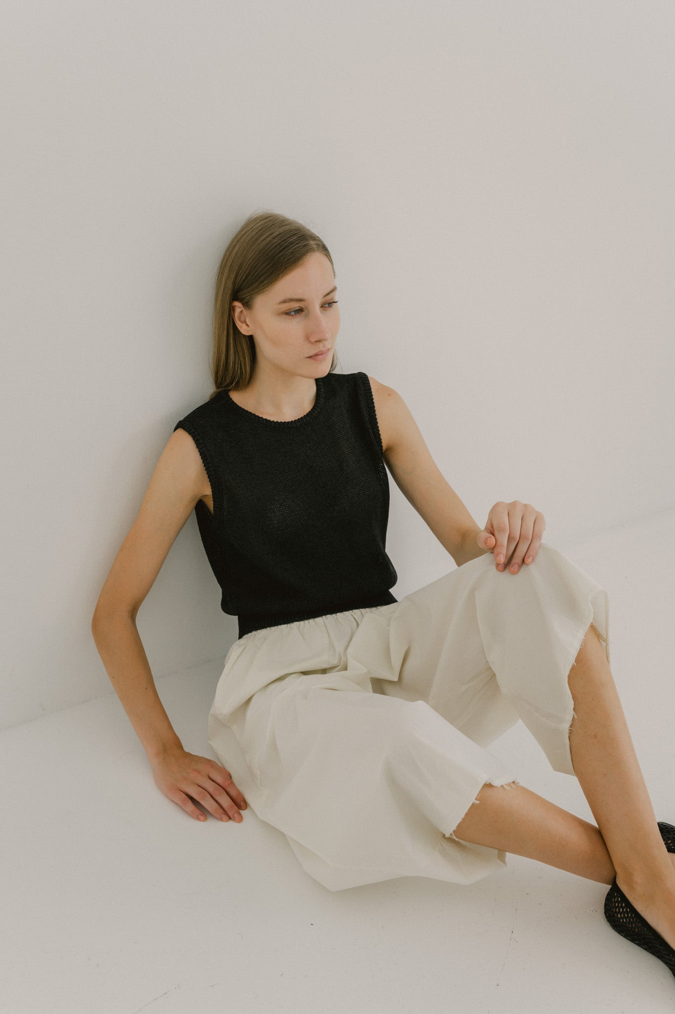 Sleeveless Knit Top