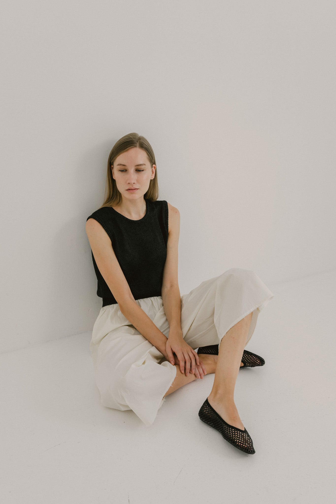 Sleeveless Knit Top
