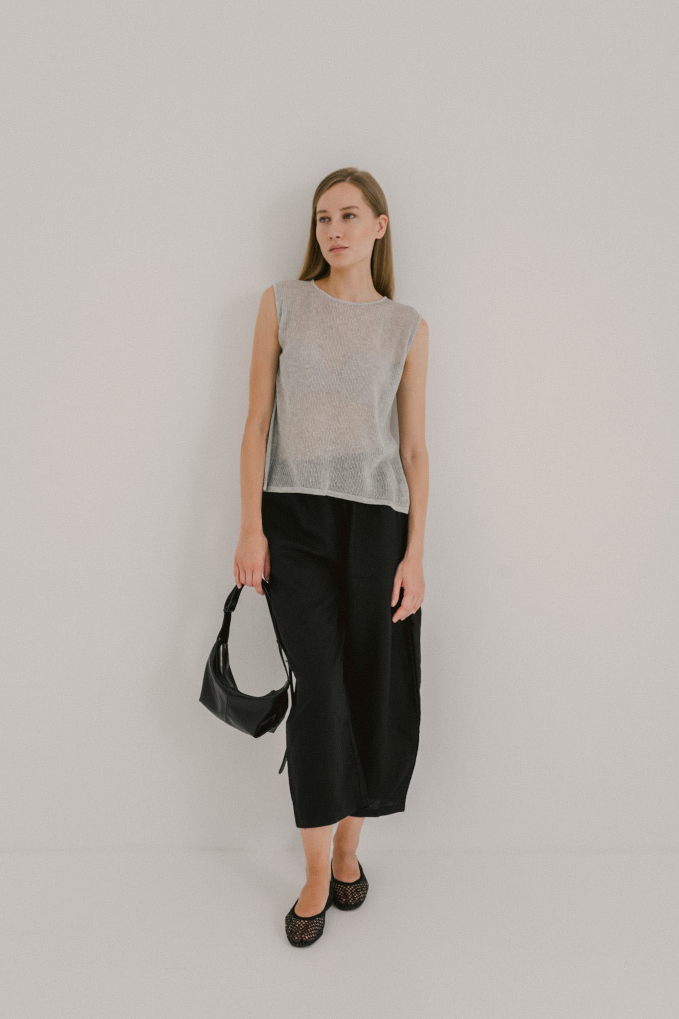 Open Back Knit Top