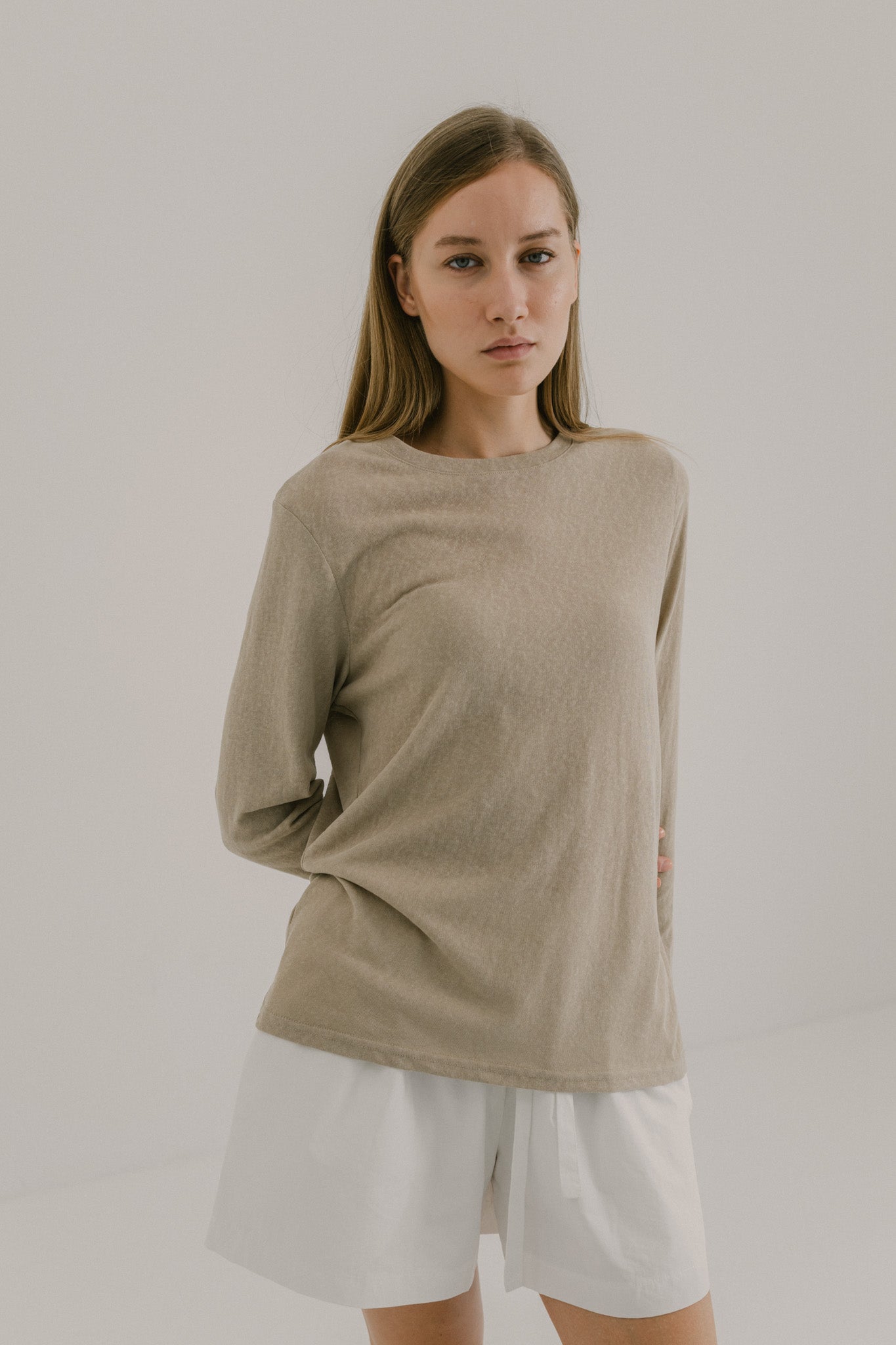 Long Sleeve Viscose Tee