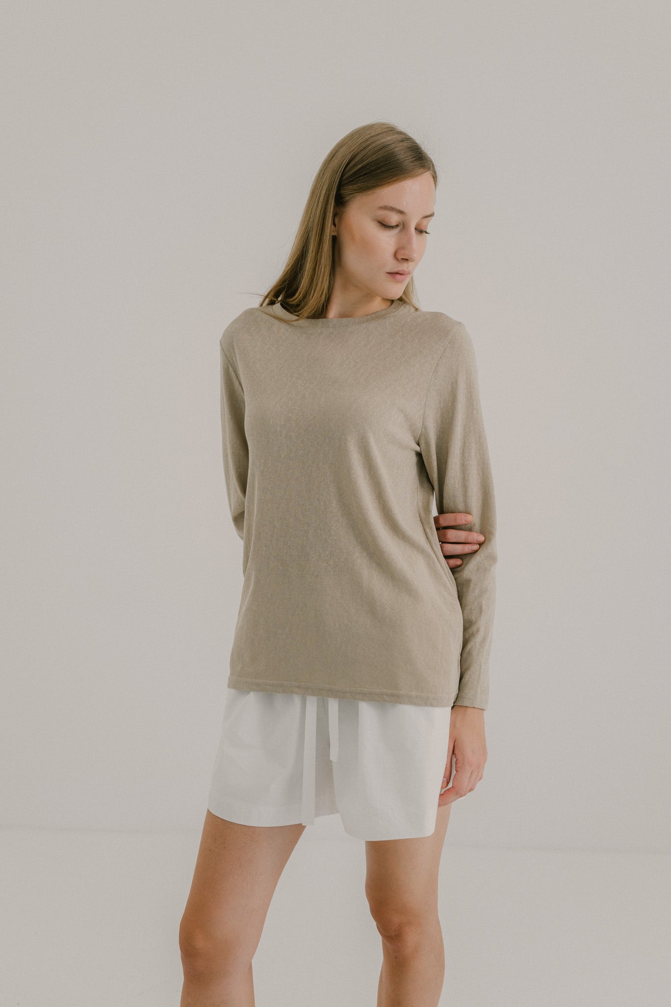 Long Sleeve Viscose Tee