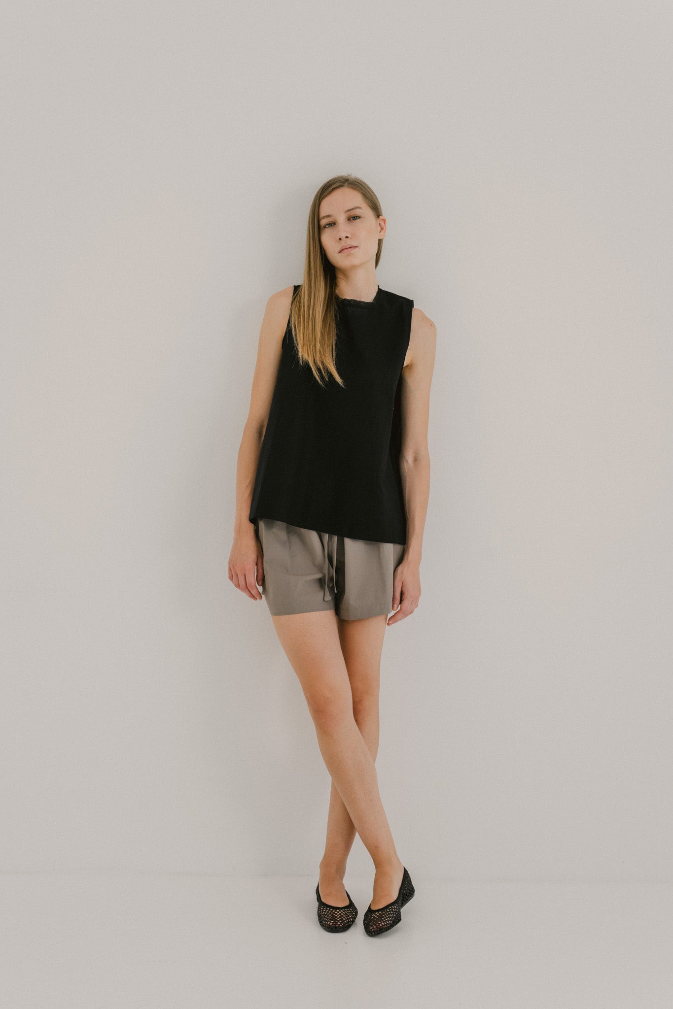 Fringe Neckline Top