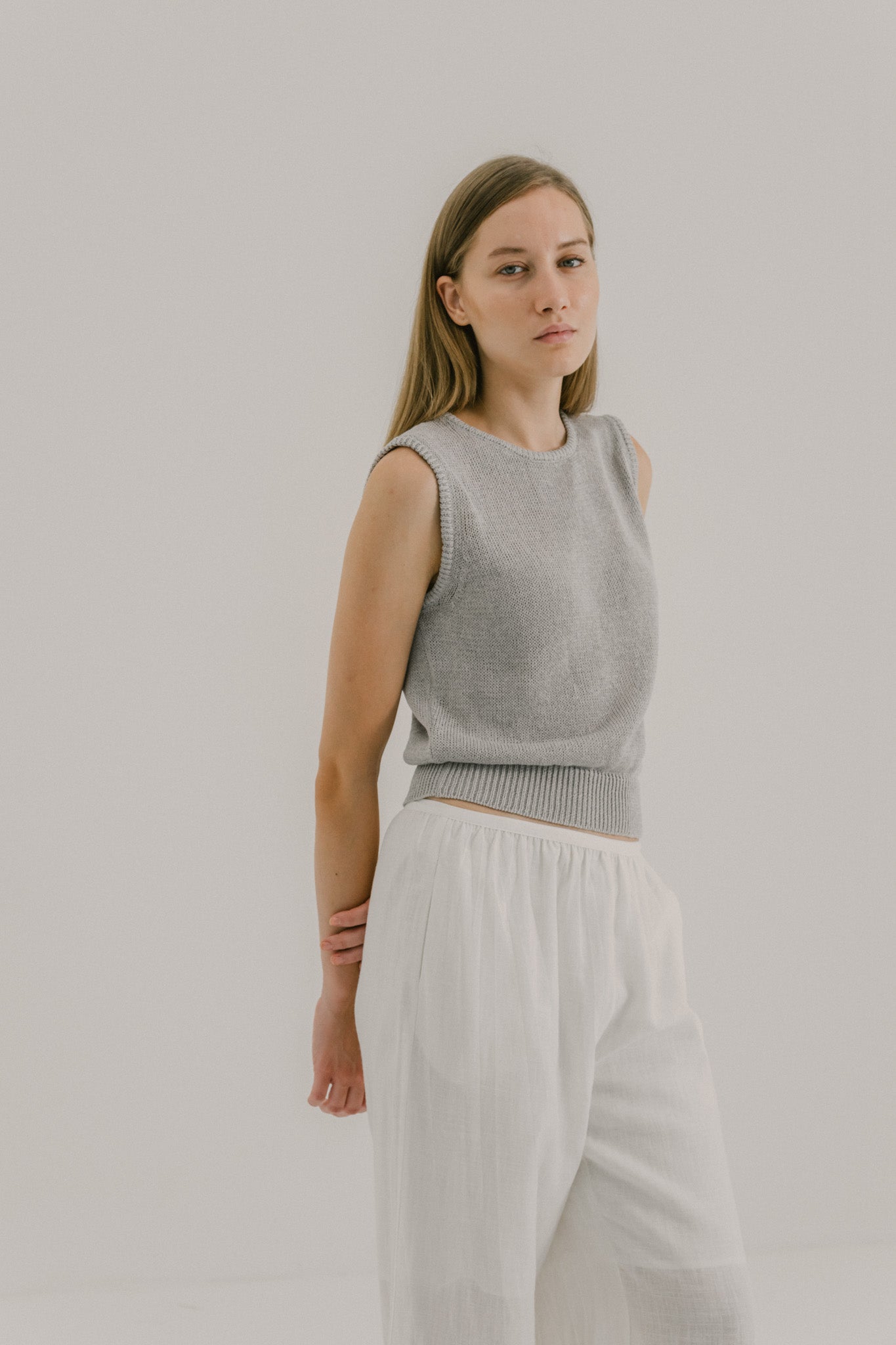 Sleeveless Knit Top