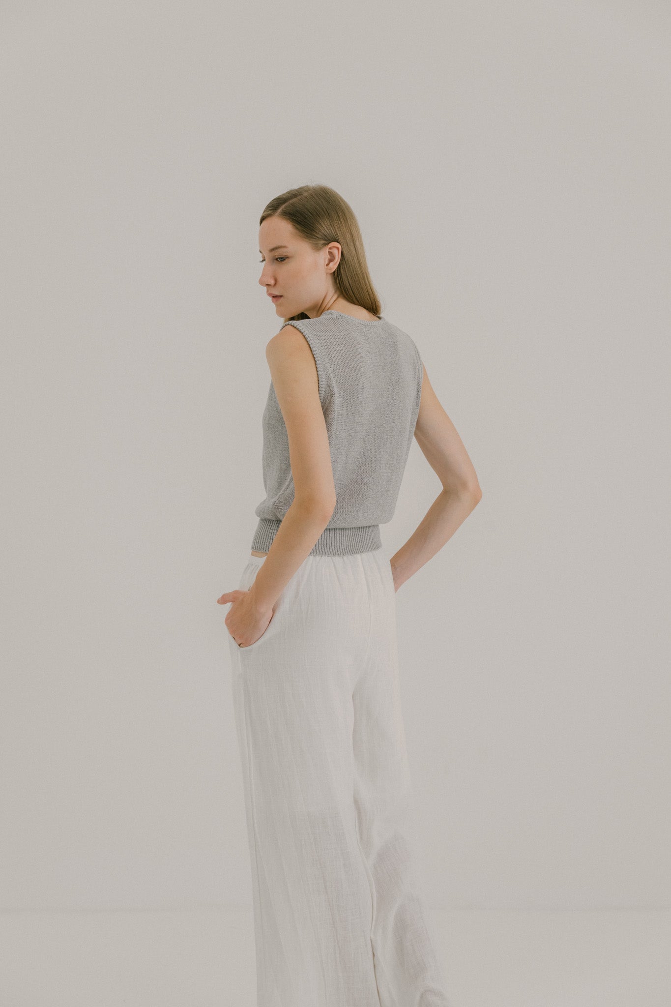Sleeveless Knit Top