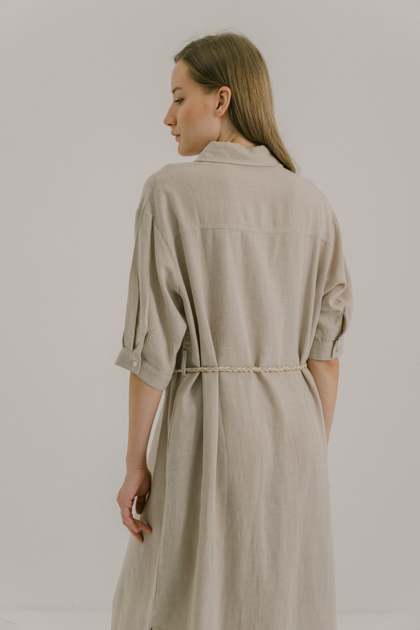 Linen Shirt Dress