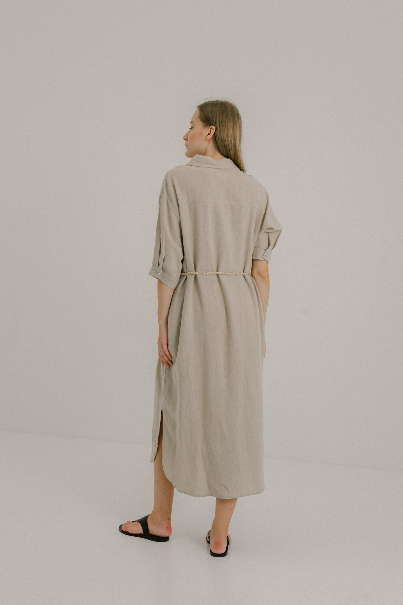 Linen Shirt Dress