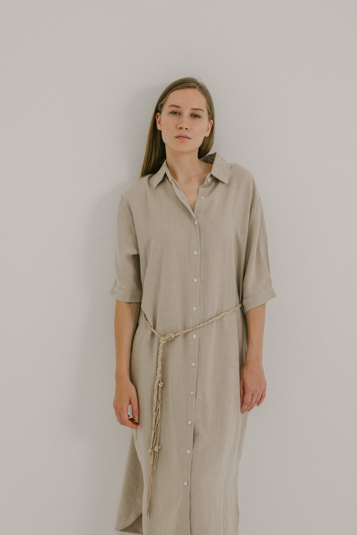 Linen Shirt Dress