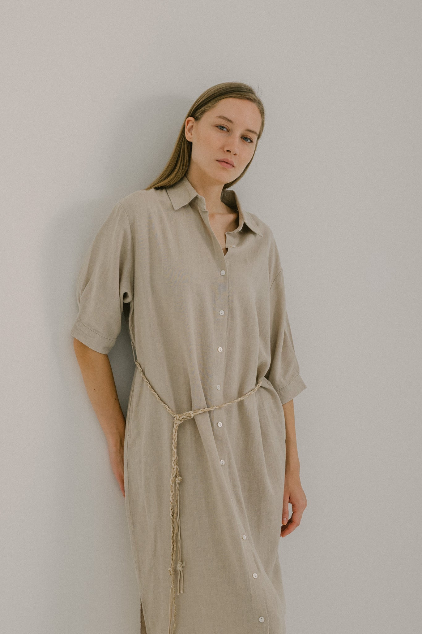 Linen Shirt Dress