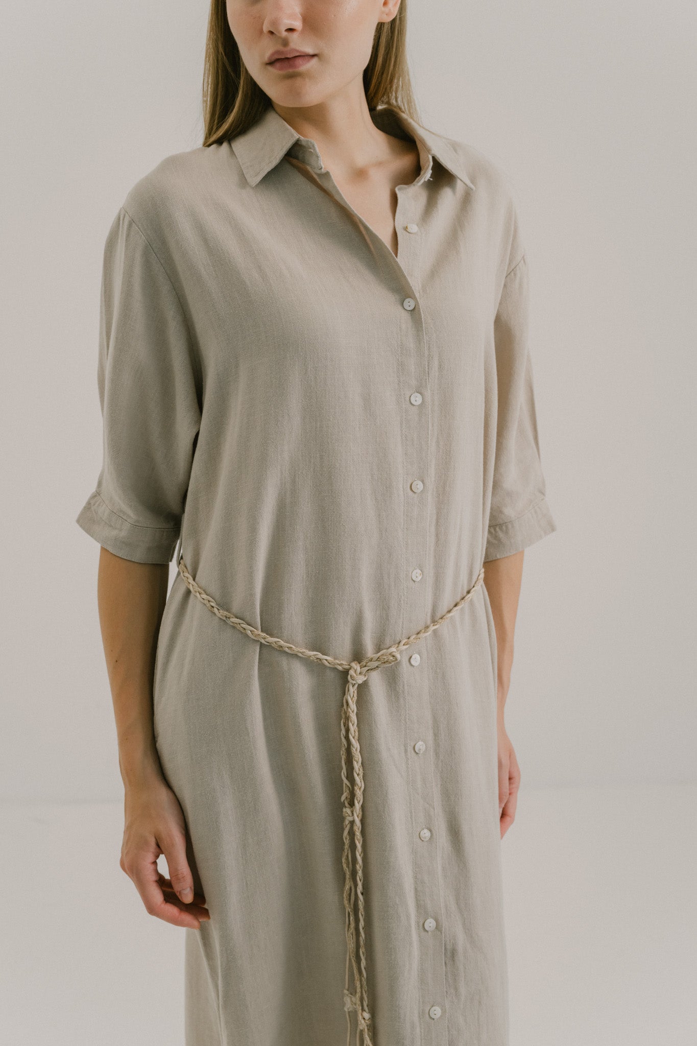 Linen Shirt Dress