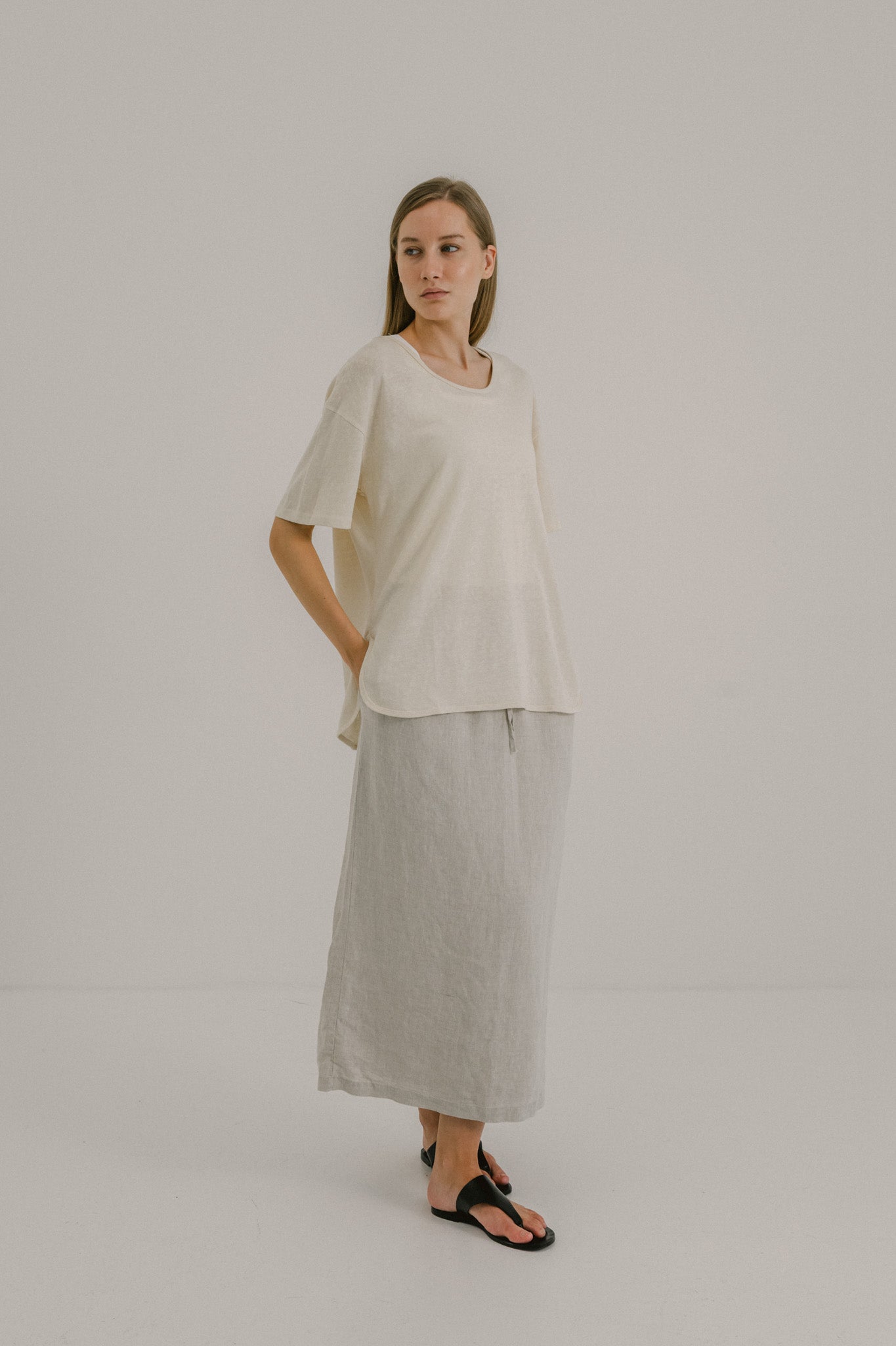 Soft Oversized Viscose Tee