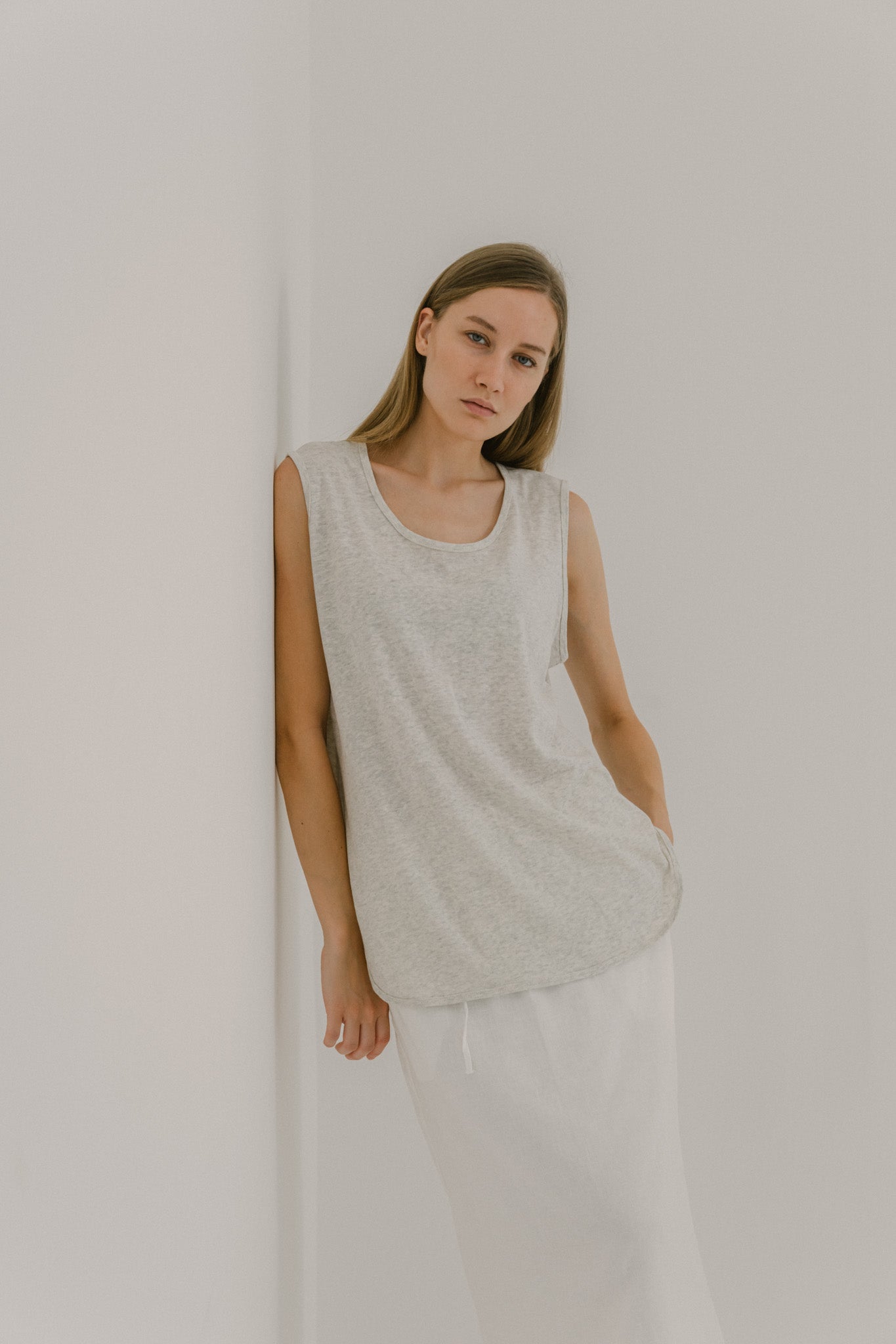 Soft Oversized Viscose Tank