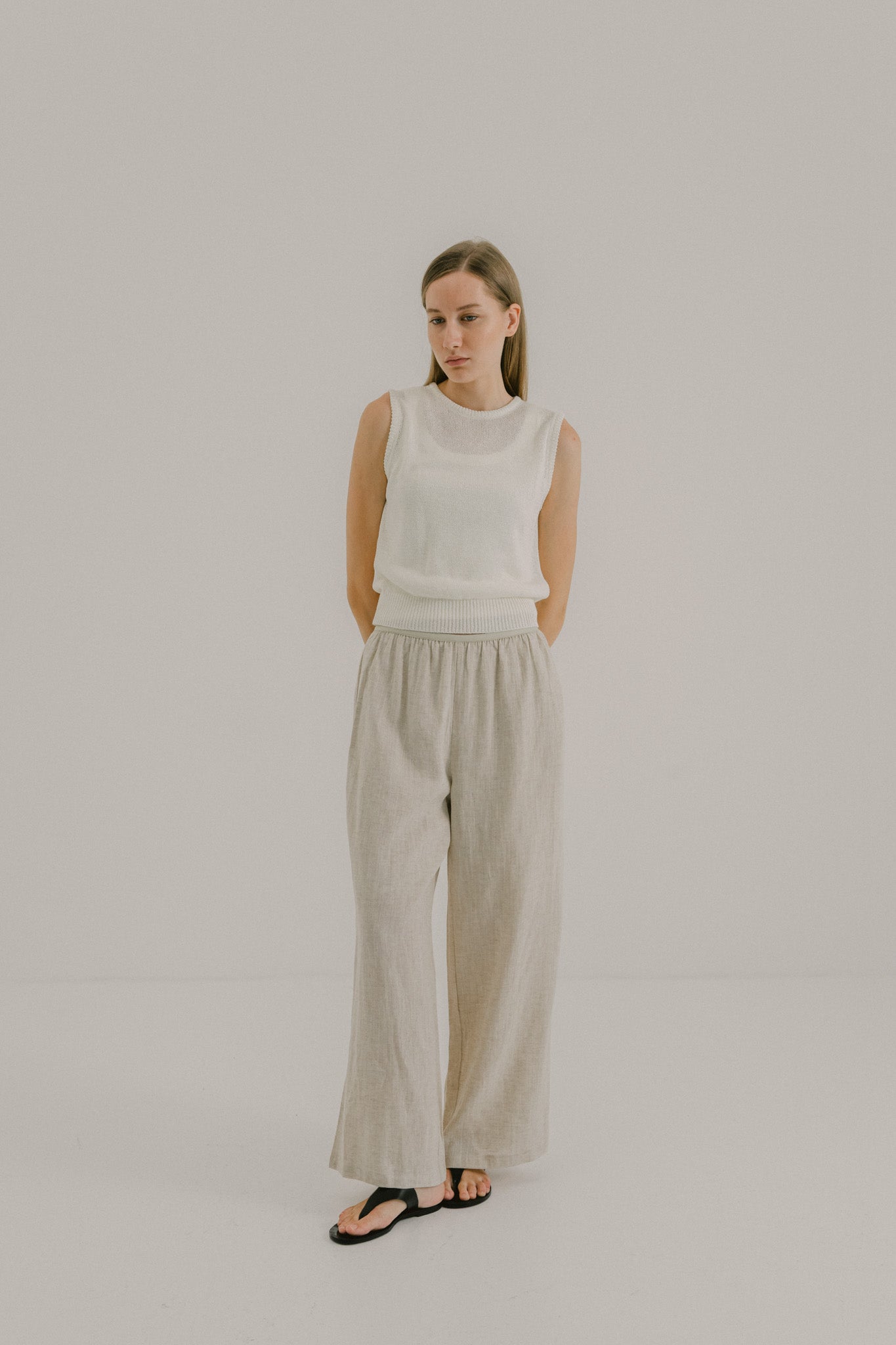 Sleeveless Knit Top