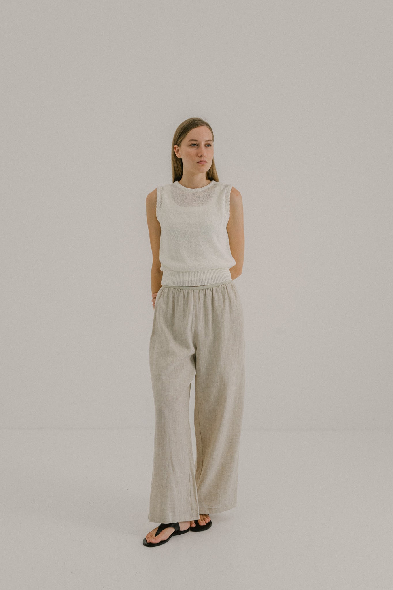 Sleeveless Knit Top