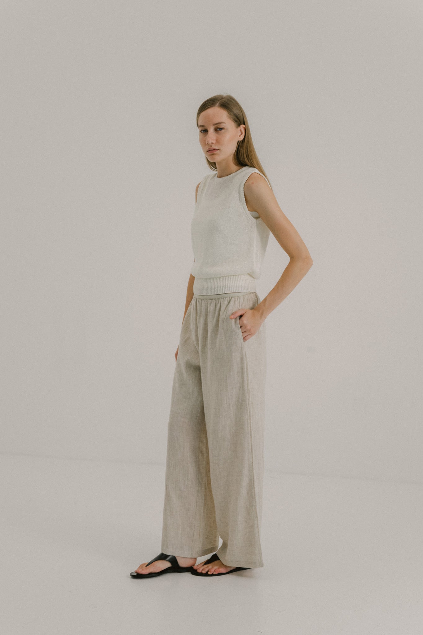 Sleeveless Knit Top