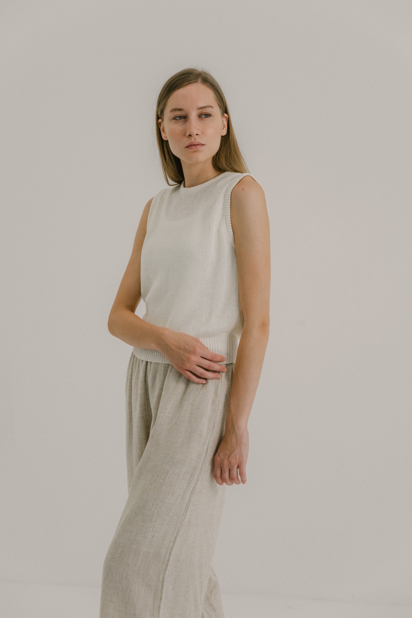 Sleeveless Knit Top