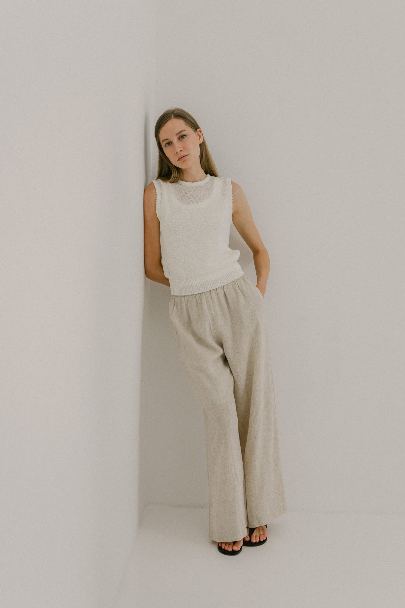 Sleeveless Knit Top