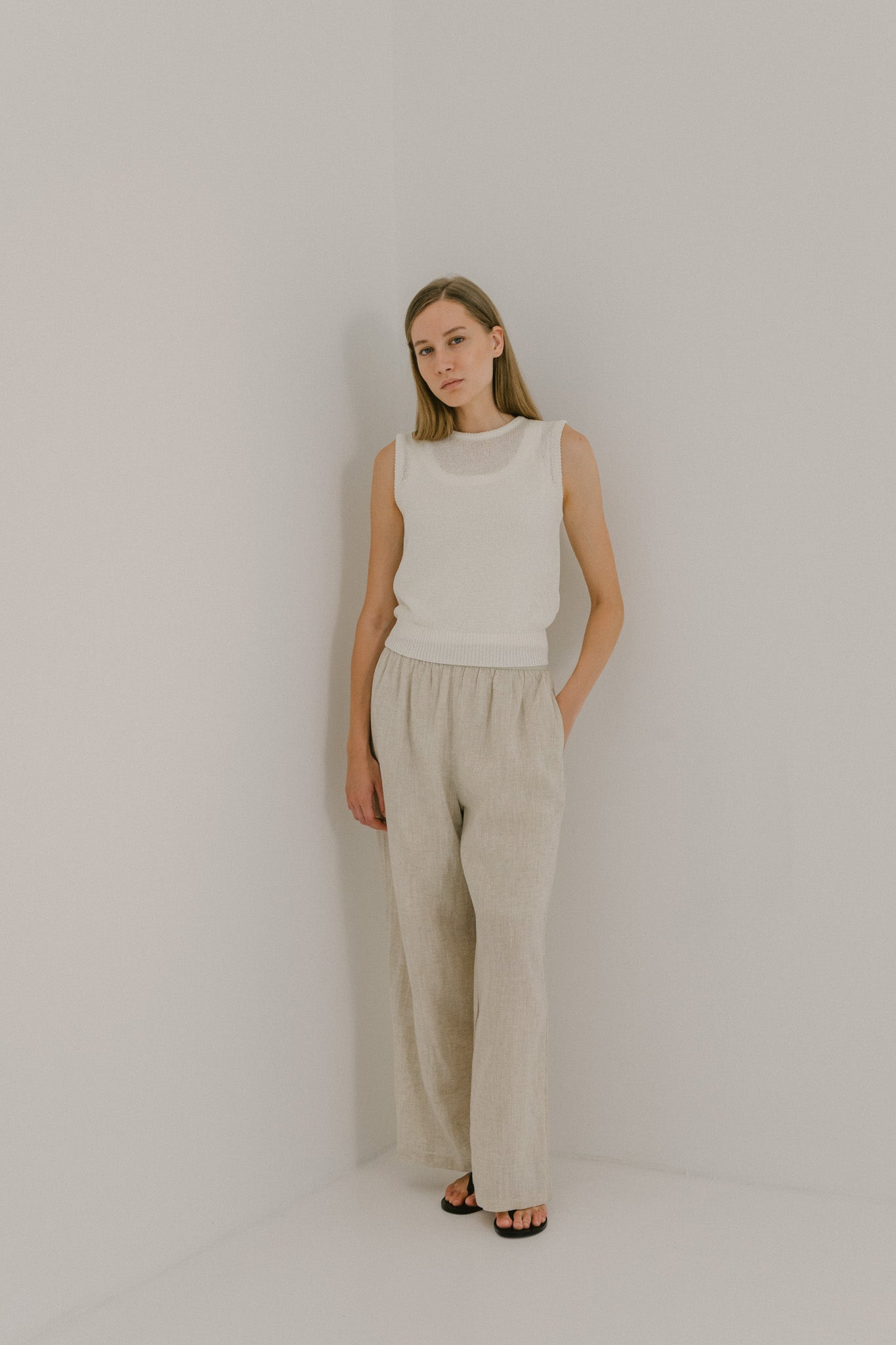 Sleeveless Knit Top