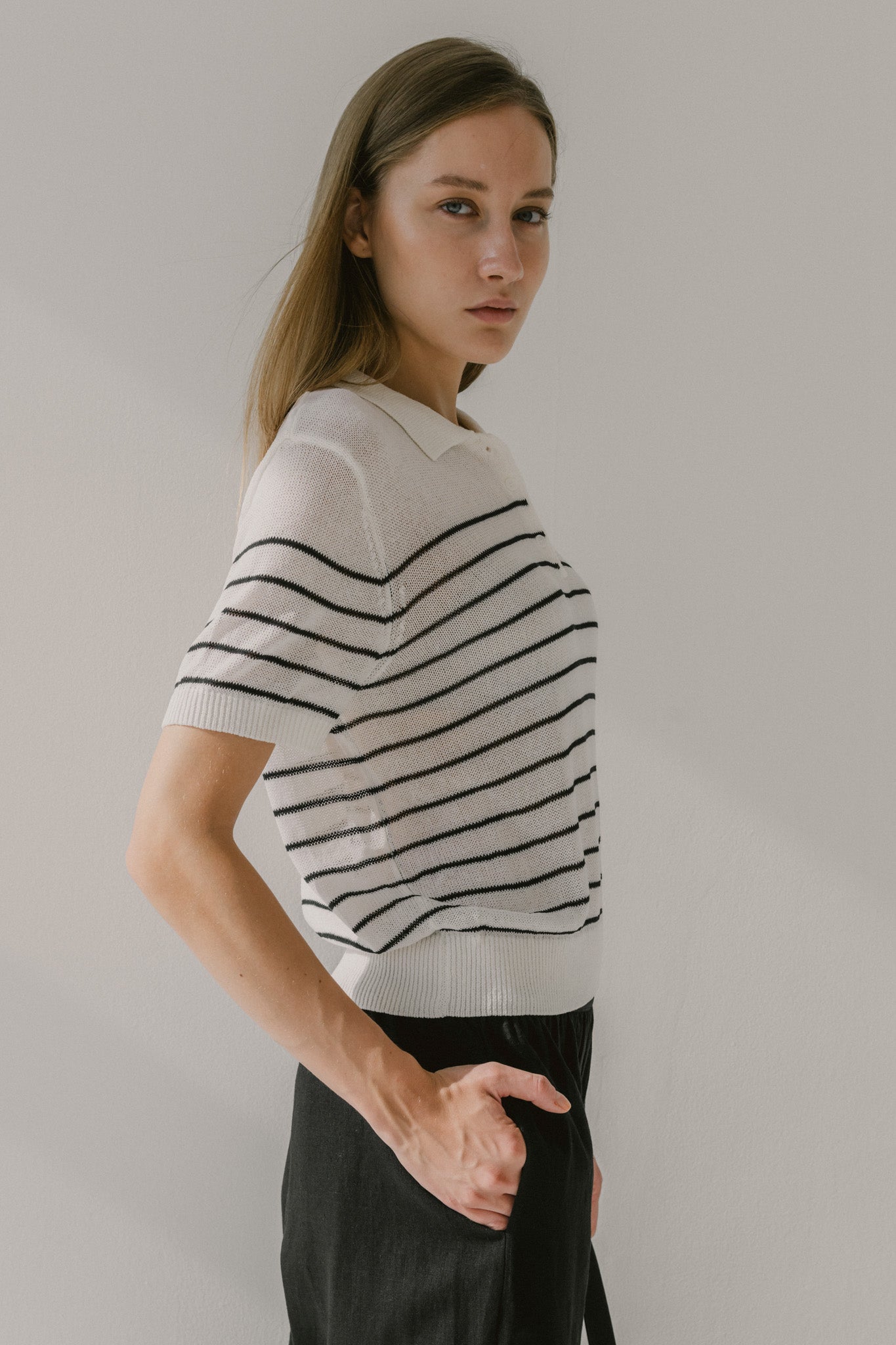 Stripe Knit Top