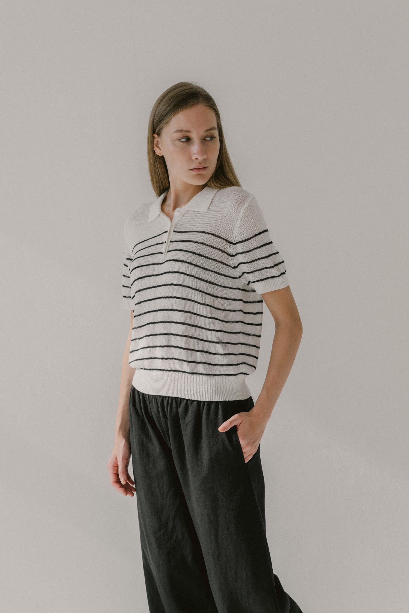 Stripe Knit Top