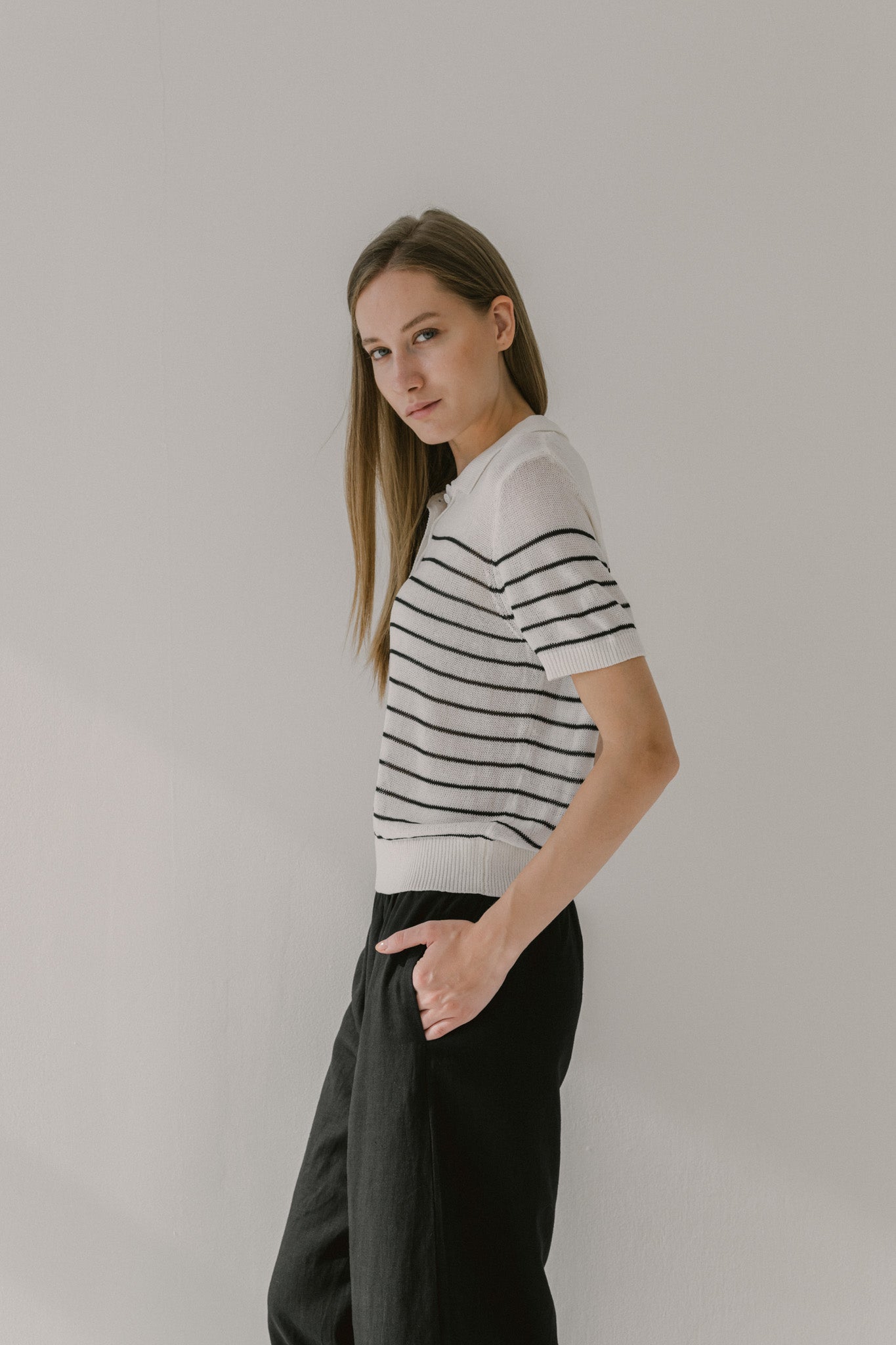 Stripe Knit Top