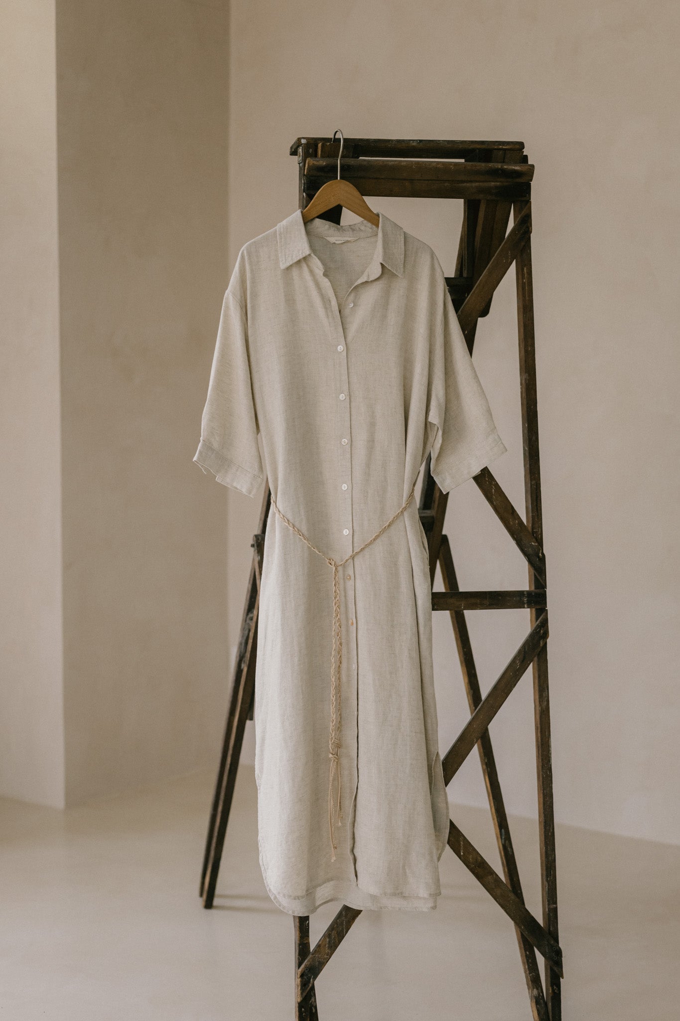 Linen Shirt Dress