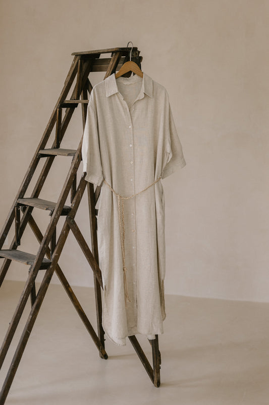 Linen Shirt Dress