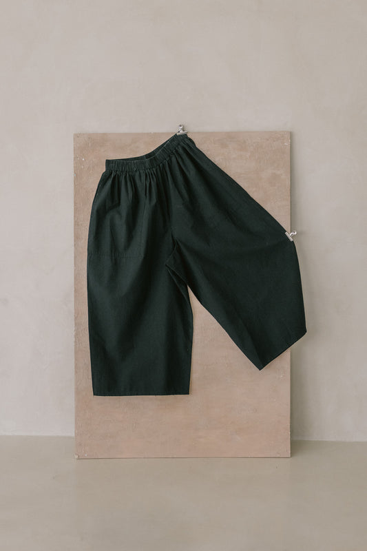Cotton Flare Trousers