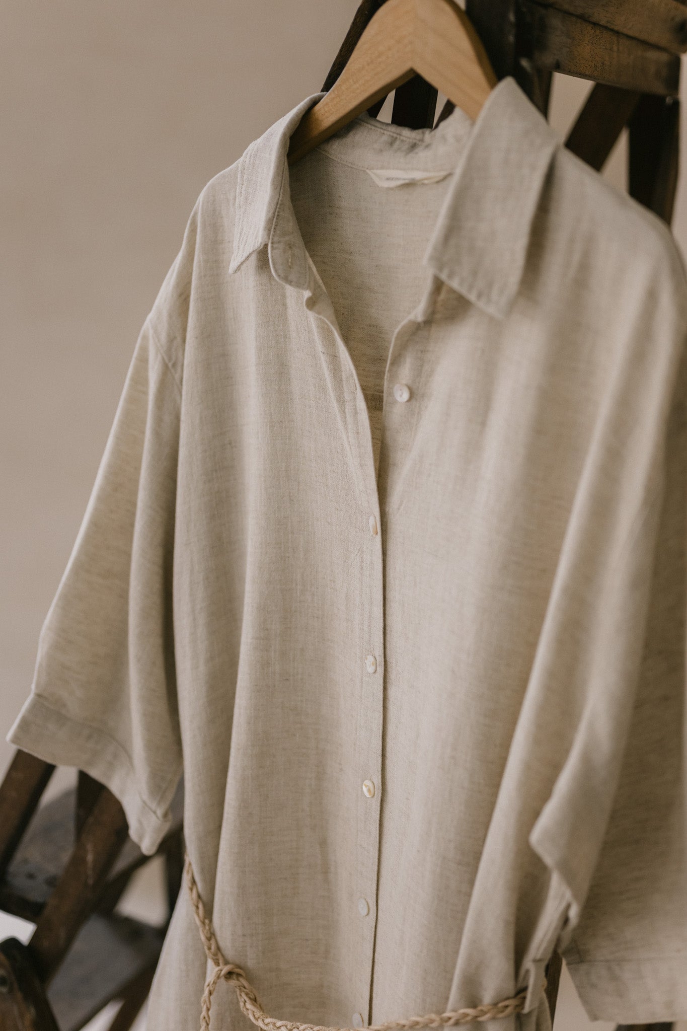 Linen Shirt Dress