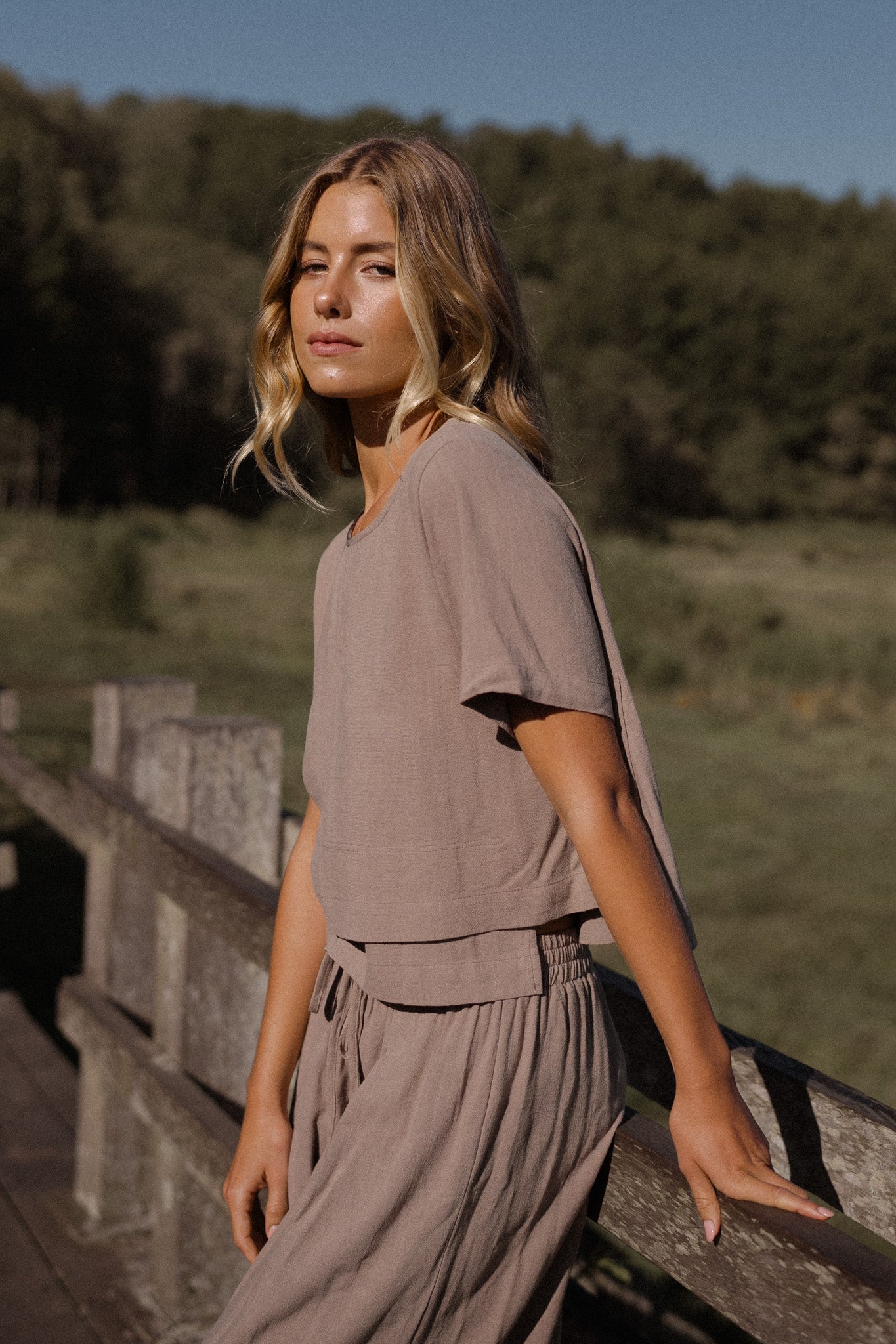 Layer Linen Top