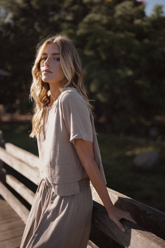 Layer Linen Top